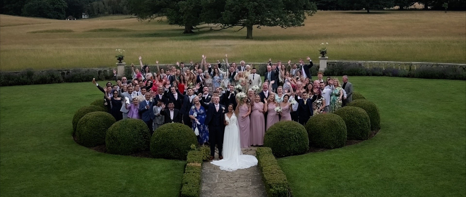 Essex wedding videos - Quendon Hall guests.jpg