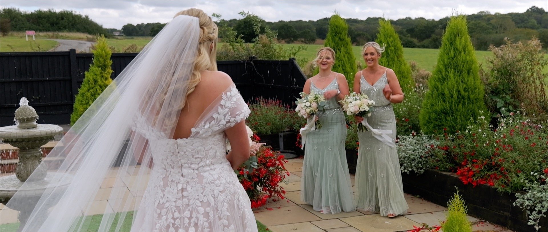 Crondon Park Wedding Videography - 3 Cheers Media - Bride reveal.jpg