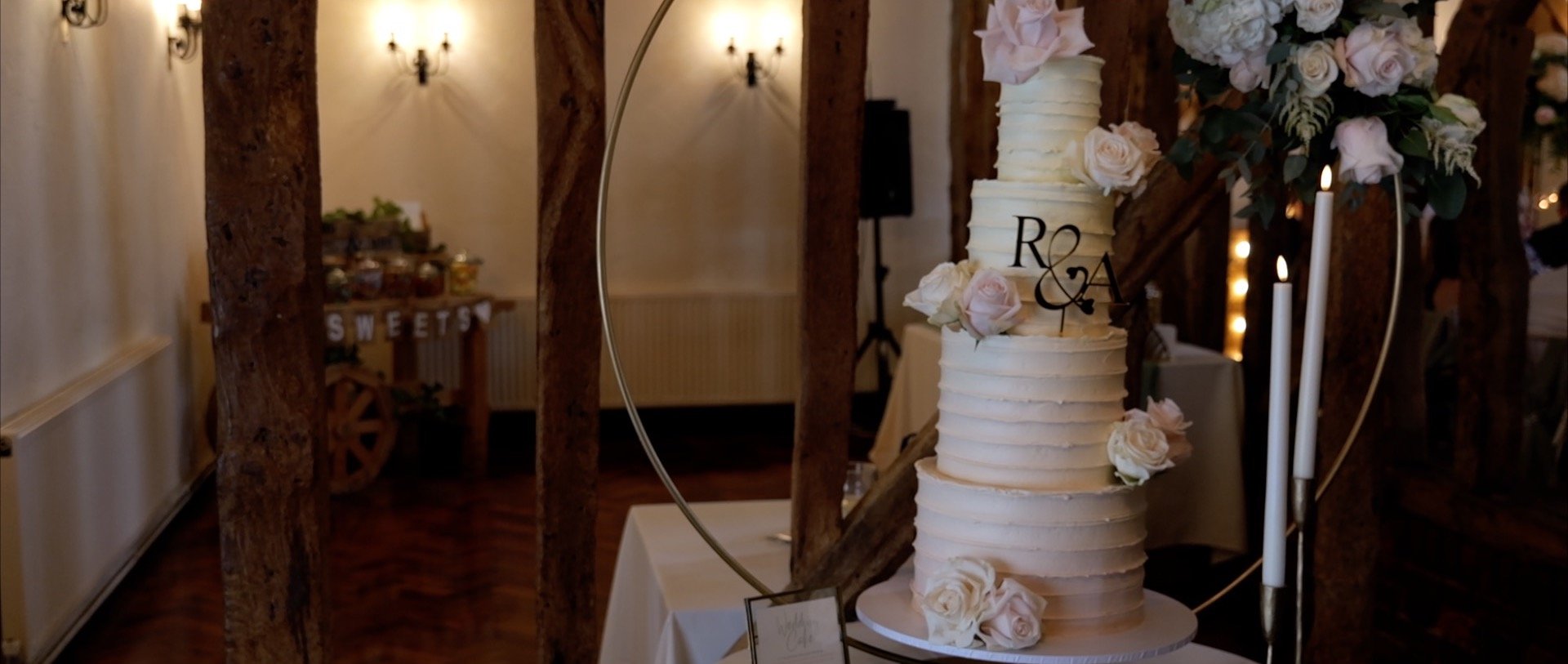 Crondon Park Wedding Videography - 3 Cheers Media - Cake.jpg