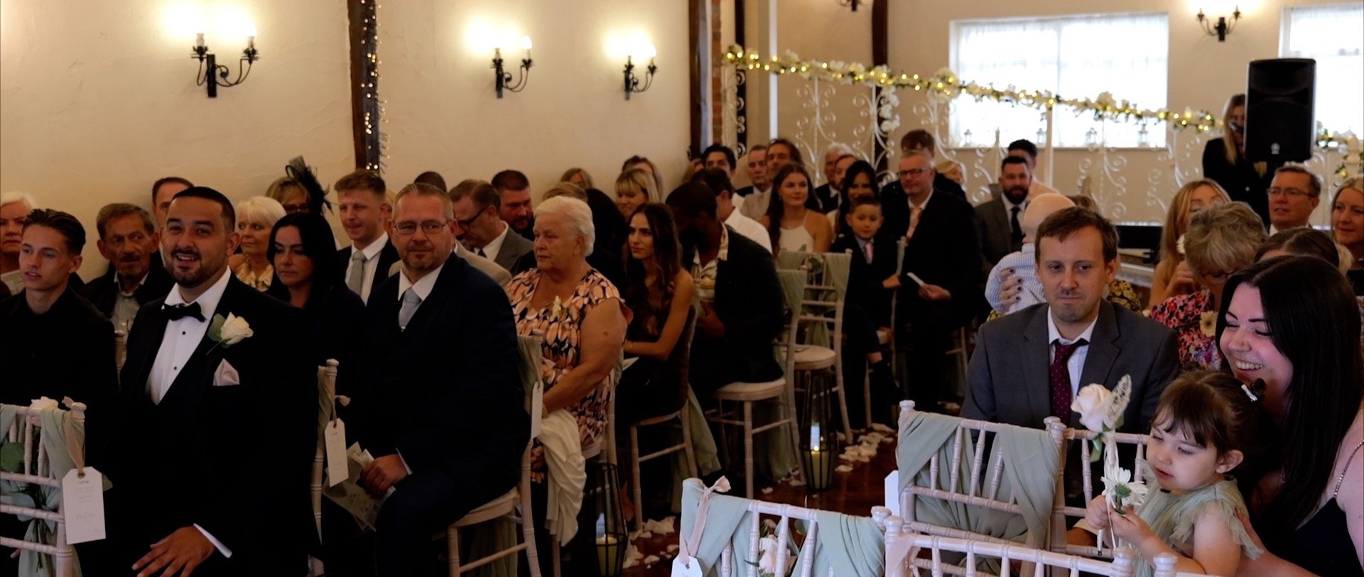 Crondon Park Wedding Videography - 3 Cheers Media - Ceremony guests.jpg