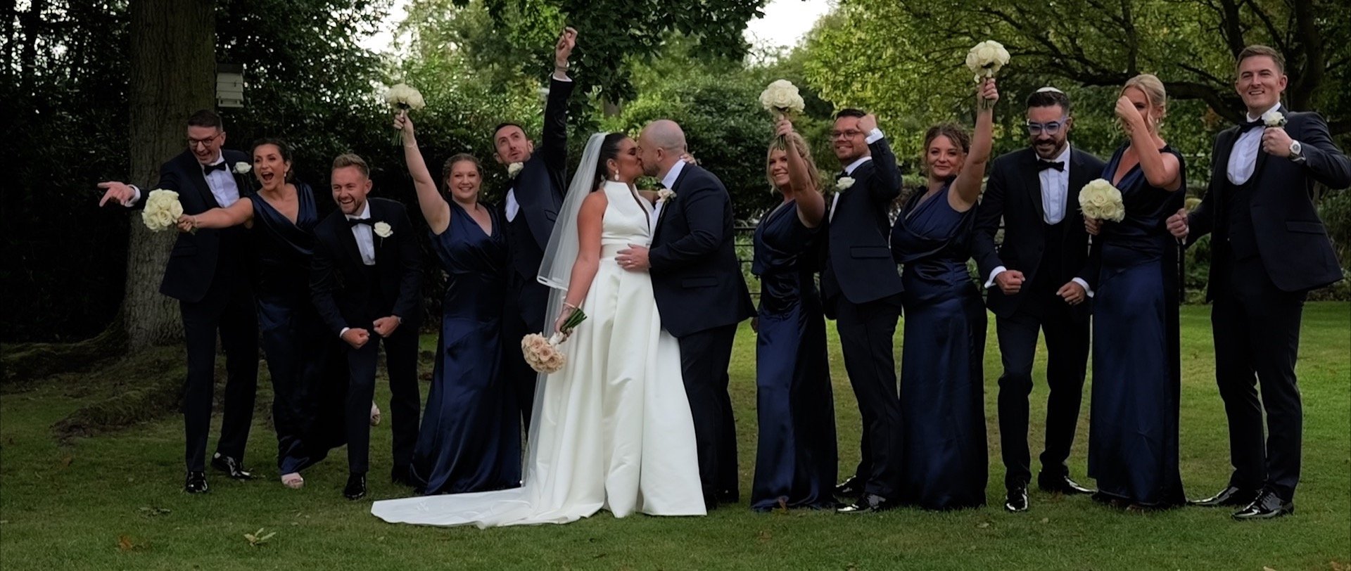 Sopwell House wedding videography - 3 Cheers Media - wedding party.jpg