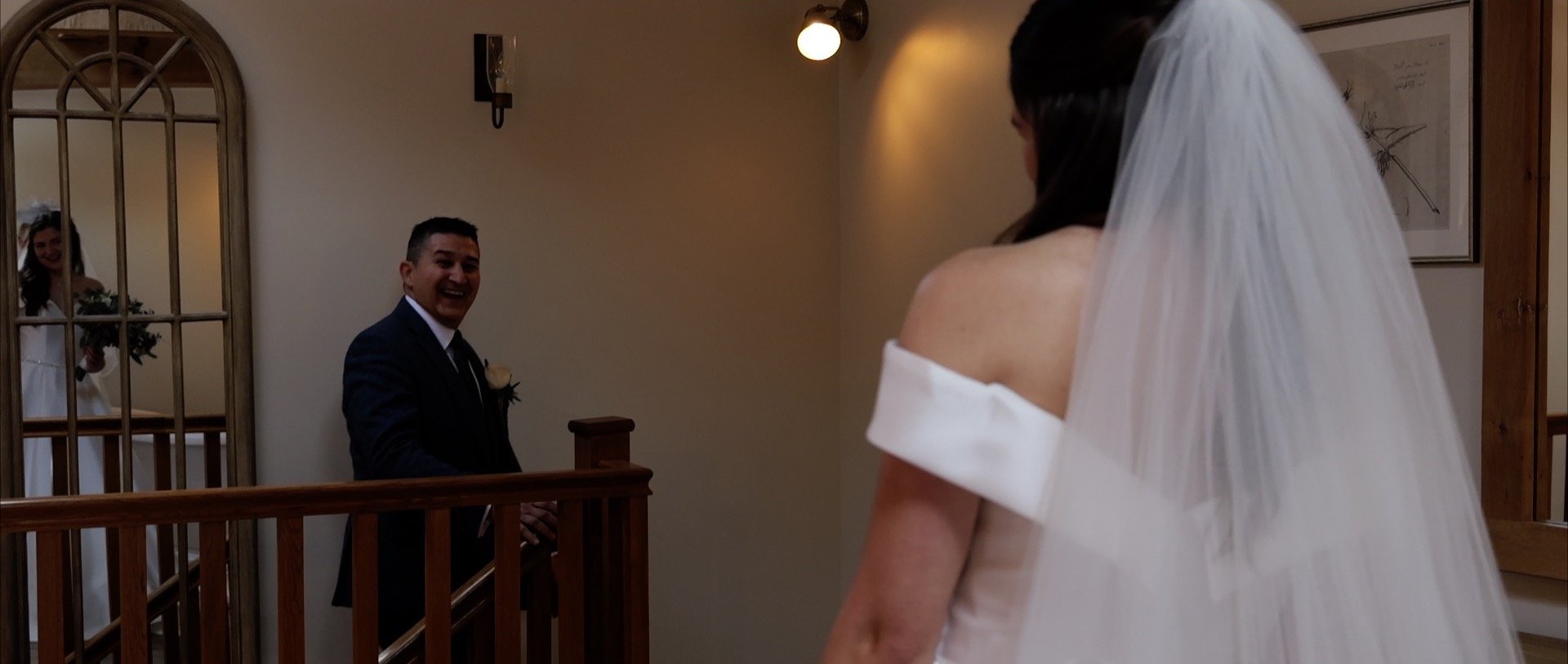 Apton Hall Wedding Videography - 3 Cheers Media - Dad reactions.jpg