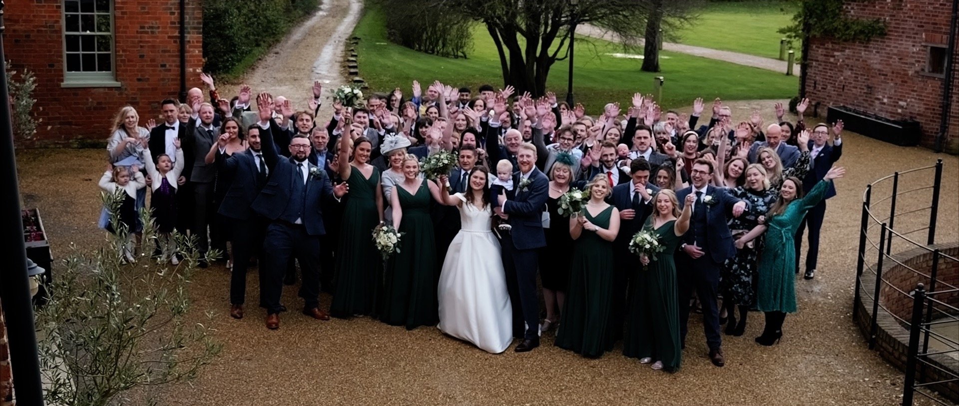 Apton Hall Wedding Videography - 3 Cheers Media - Group Shot Photo.jpg