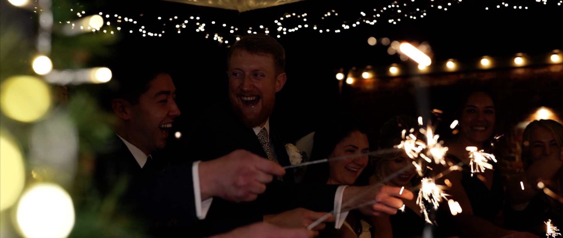 Apton Hall Wedding Videography - 3 Cheers Media - Sparklers Christmas.jpg