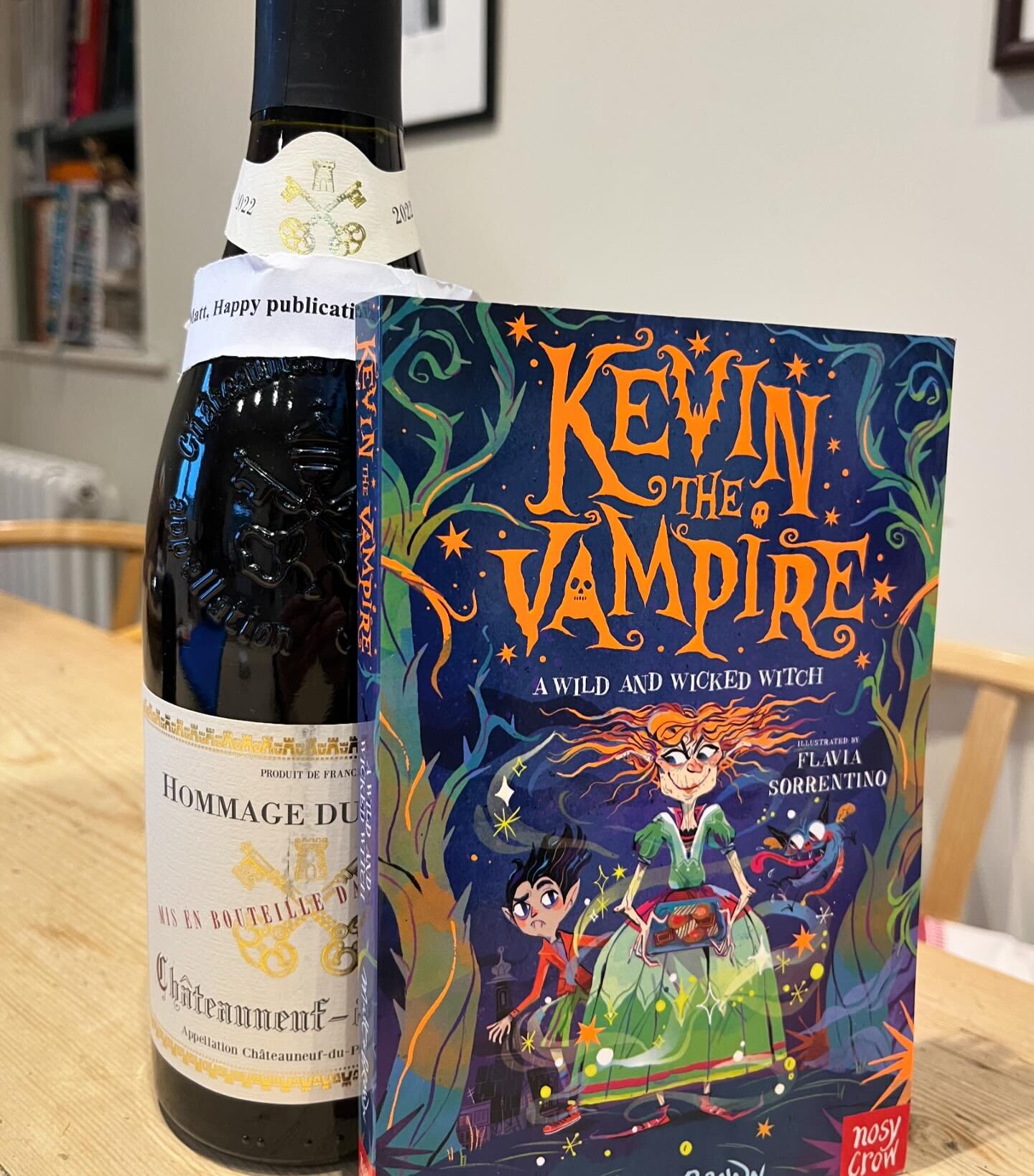 THANK YOU THANK YOU @nosycrow for my delicious looking publication day pressie. Have I mentioned that KEVIN THE VAMPIRE: A WILD AND WICKED WITCH is being published TODAY? You can get a copy in your favourite bookshop. Also, for all you Wordle fans, h