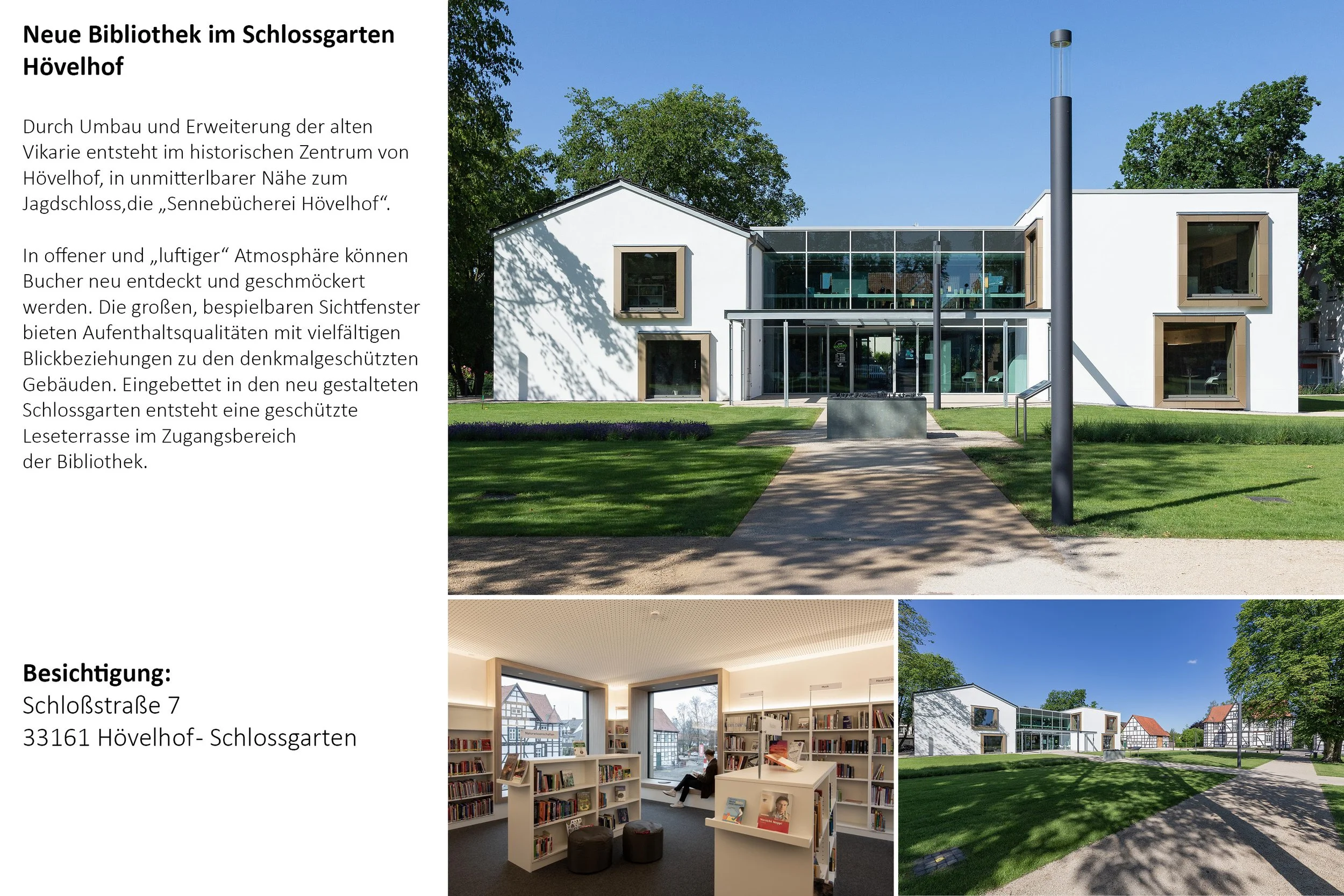 Bibliothek im Schlossgarten, Hövelhof