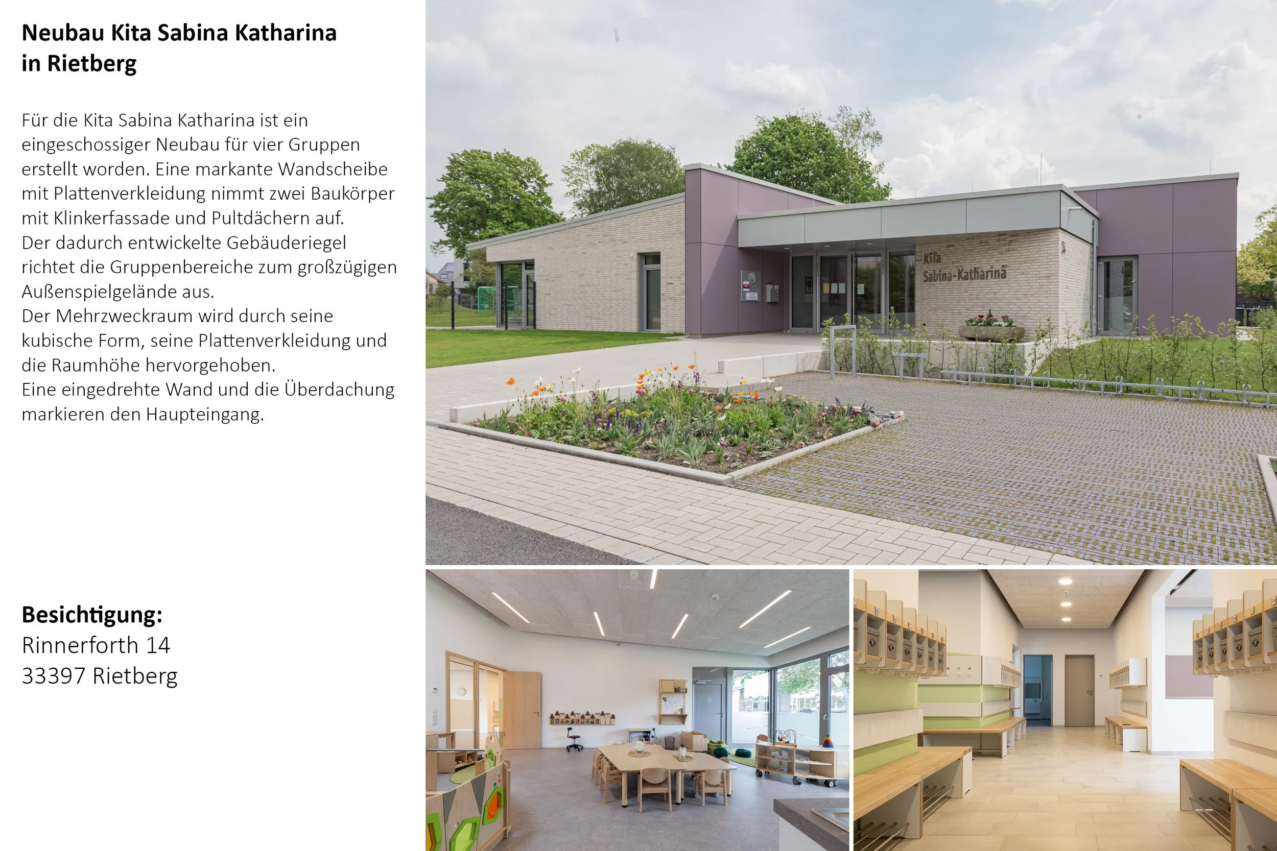 Kita Sabina Katharina, Rietberg