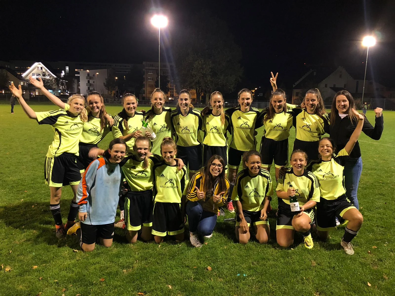 Juniorinnen Team Uri vor Cupfinal