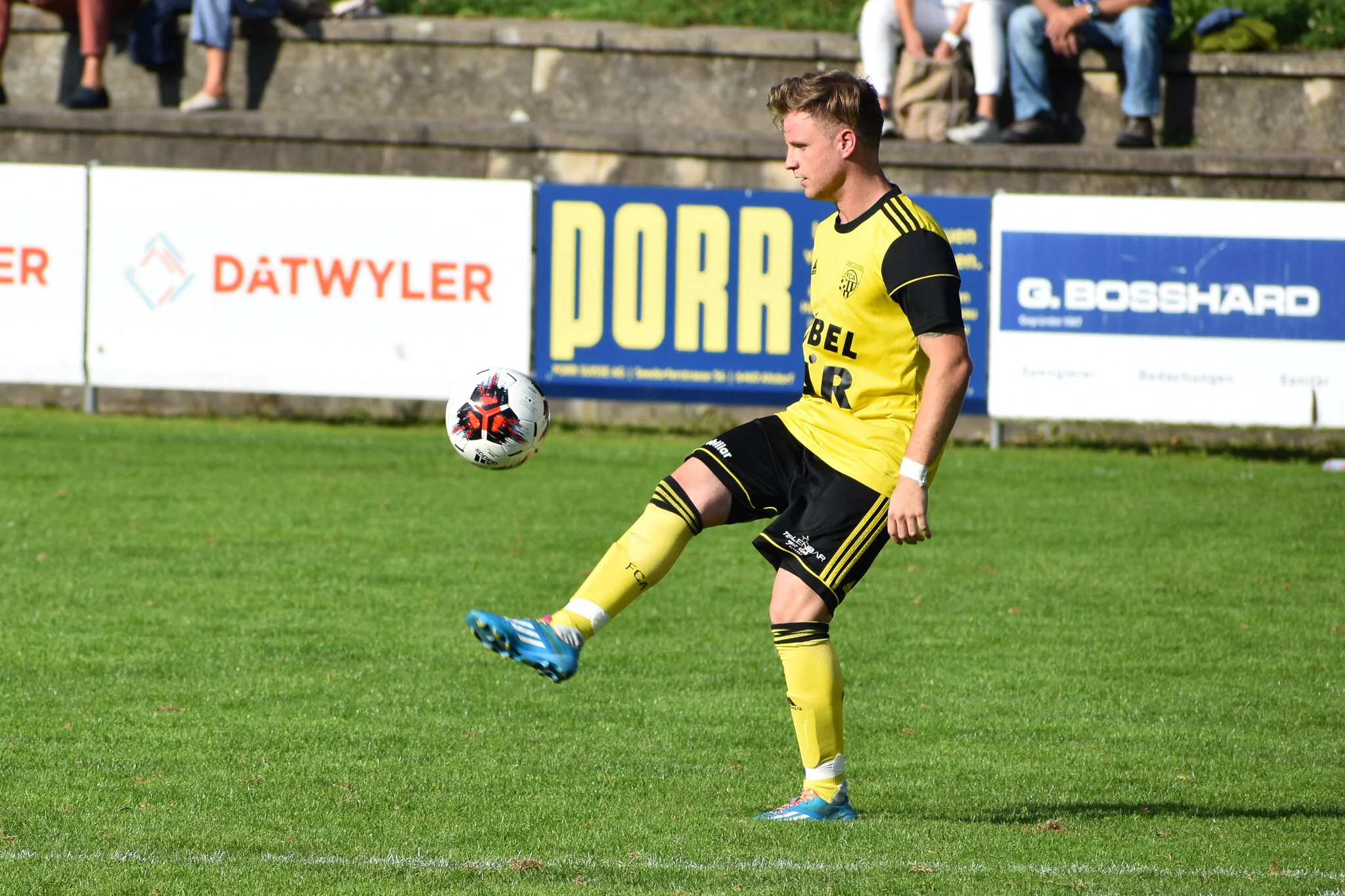 Altdorfs Abwehrchef Gnos zeigt mit seiner Defensive zuletzt konstant gute Leistungen. Foto: FC Altdorf