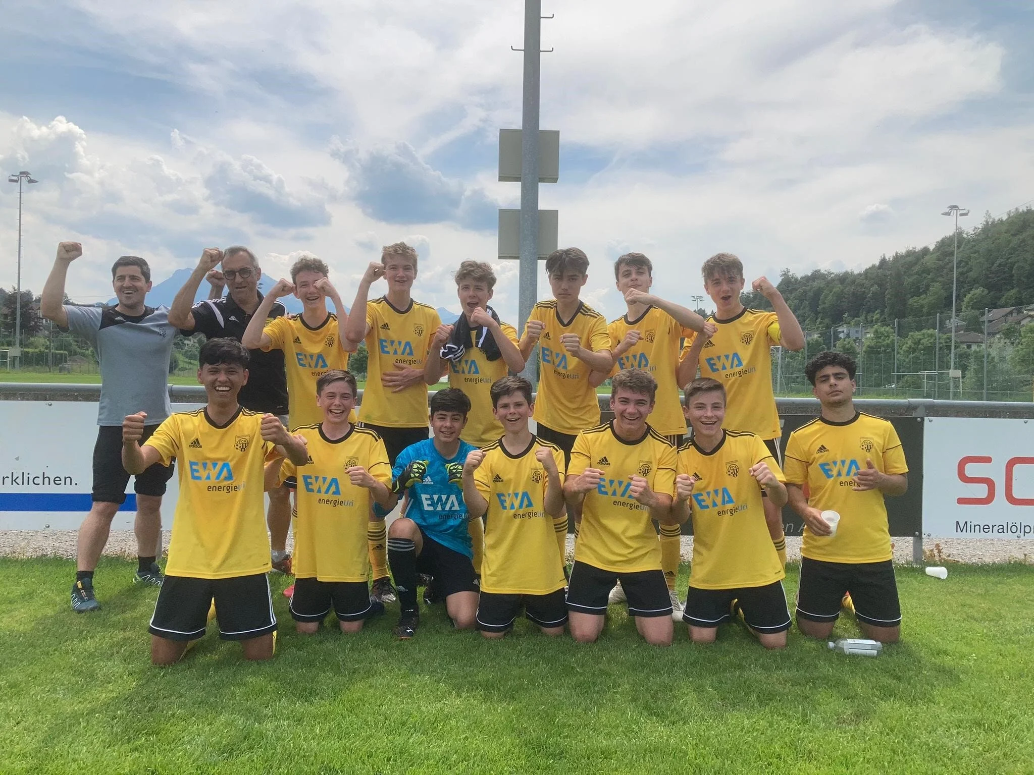 Ca-Junioren mit Aufstieg in Junior League