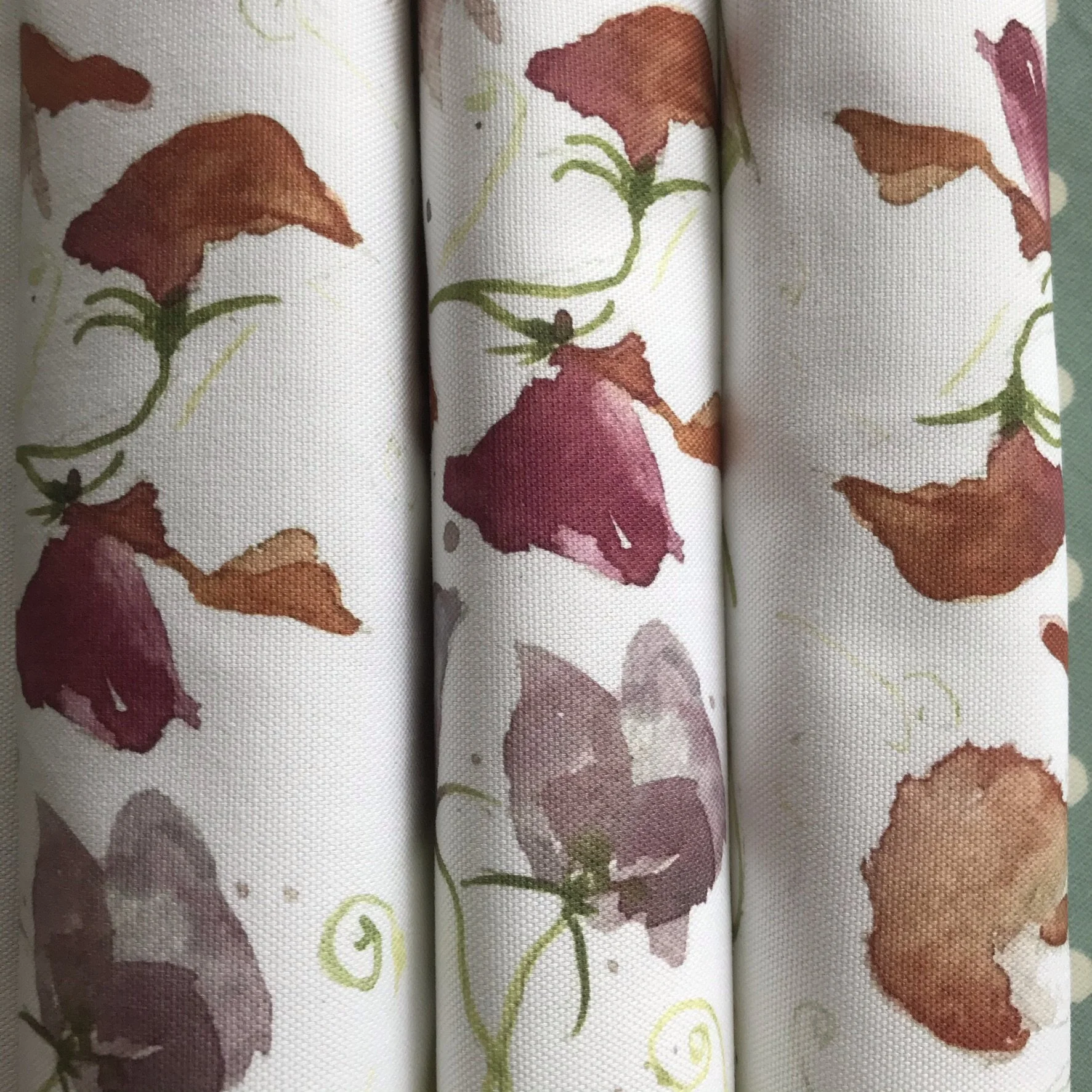 Floral fabrics furnishings kitchenware