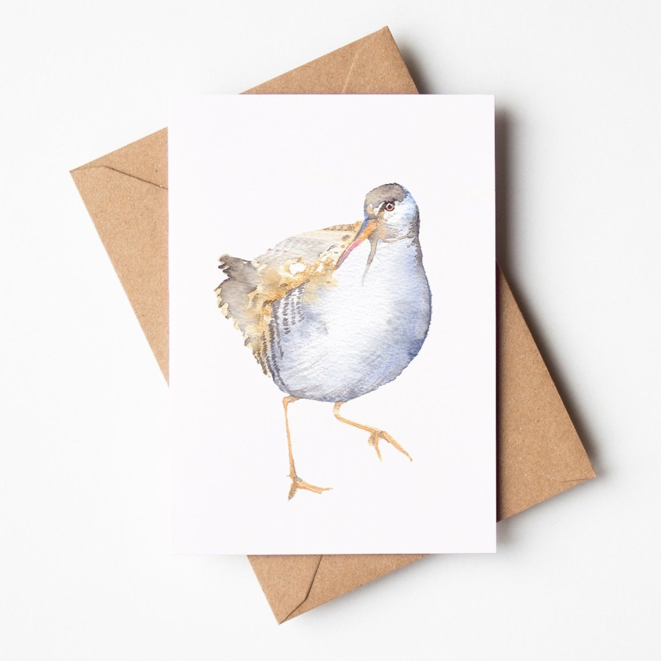 Water rail card by Louise Man