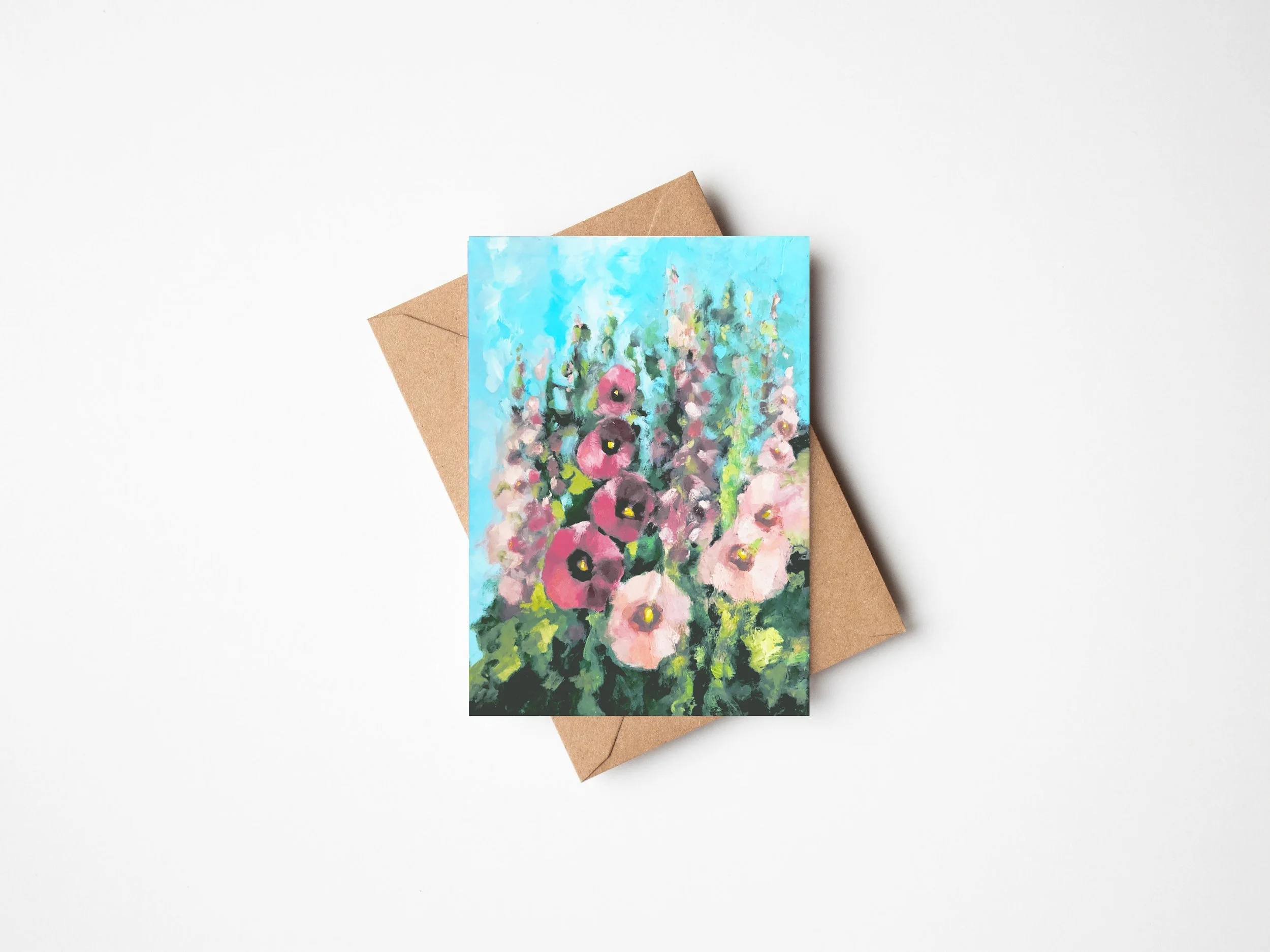Hollyhocks in the garden mock up.jpg