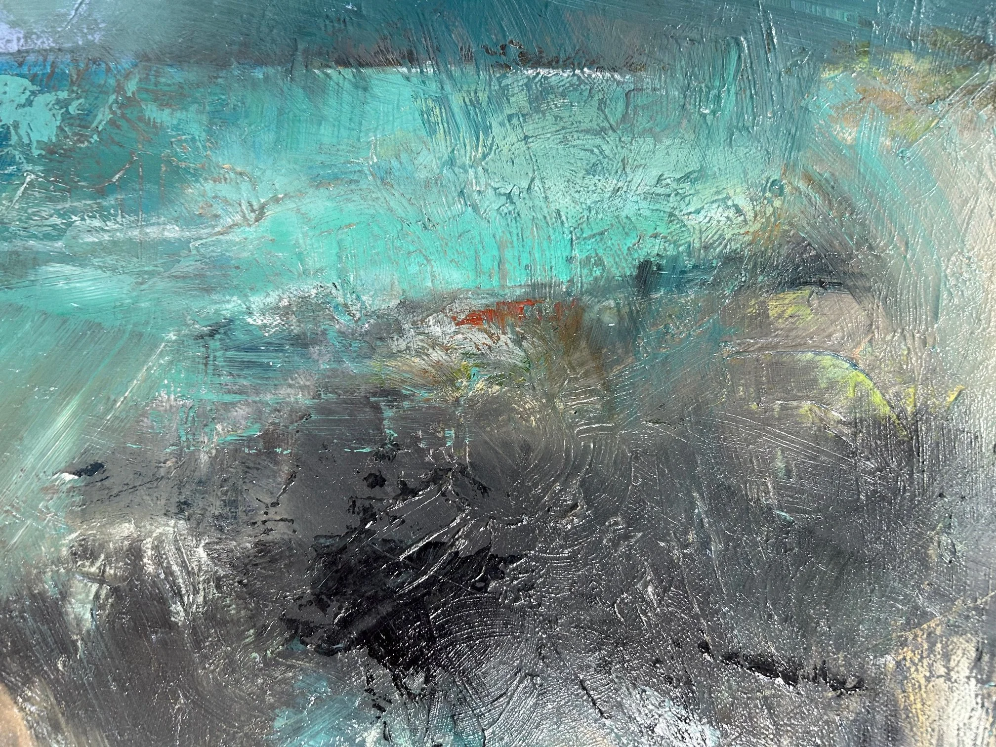 The light on the horizon painting by Louise Man