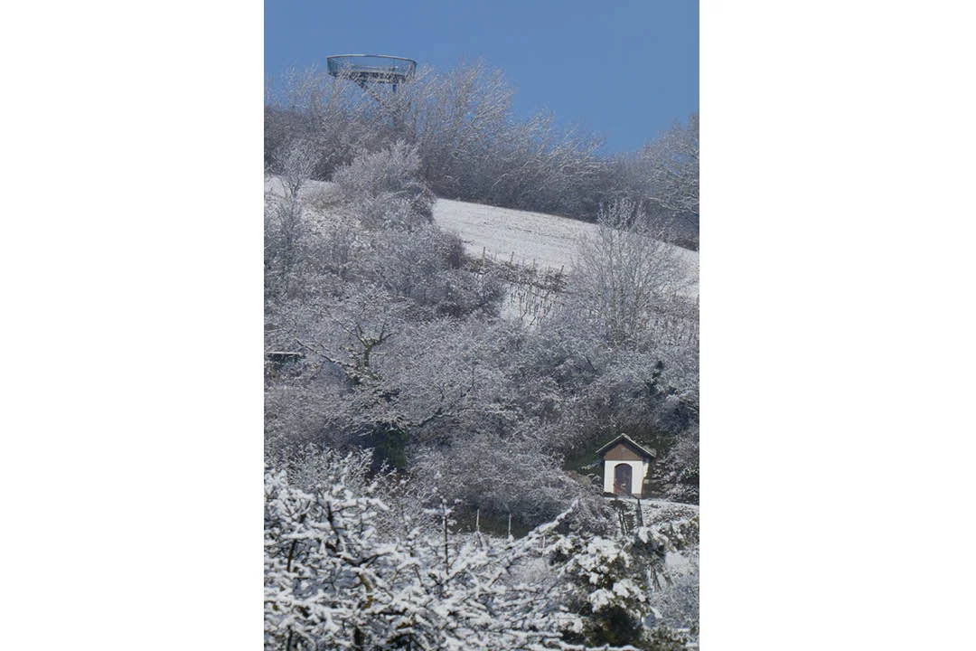  Galgenberg mit Blattform im Winter 