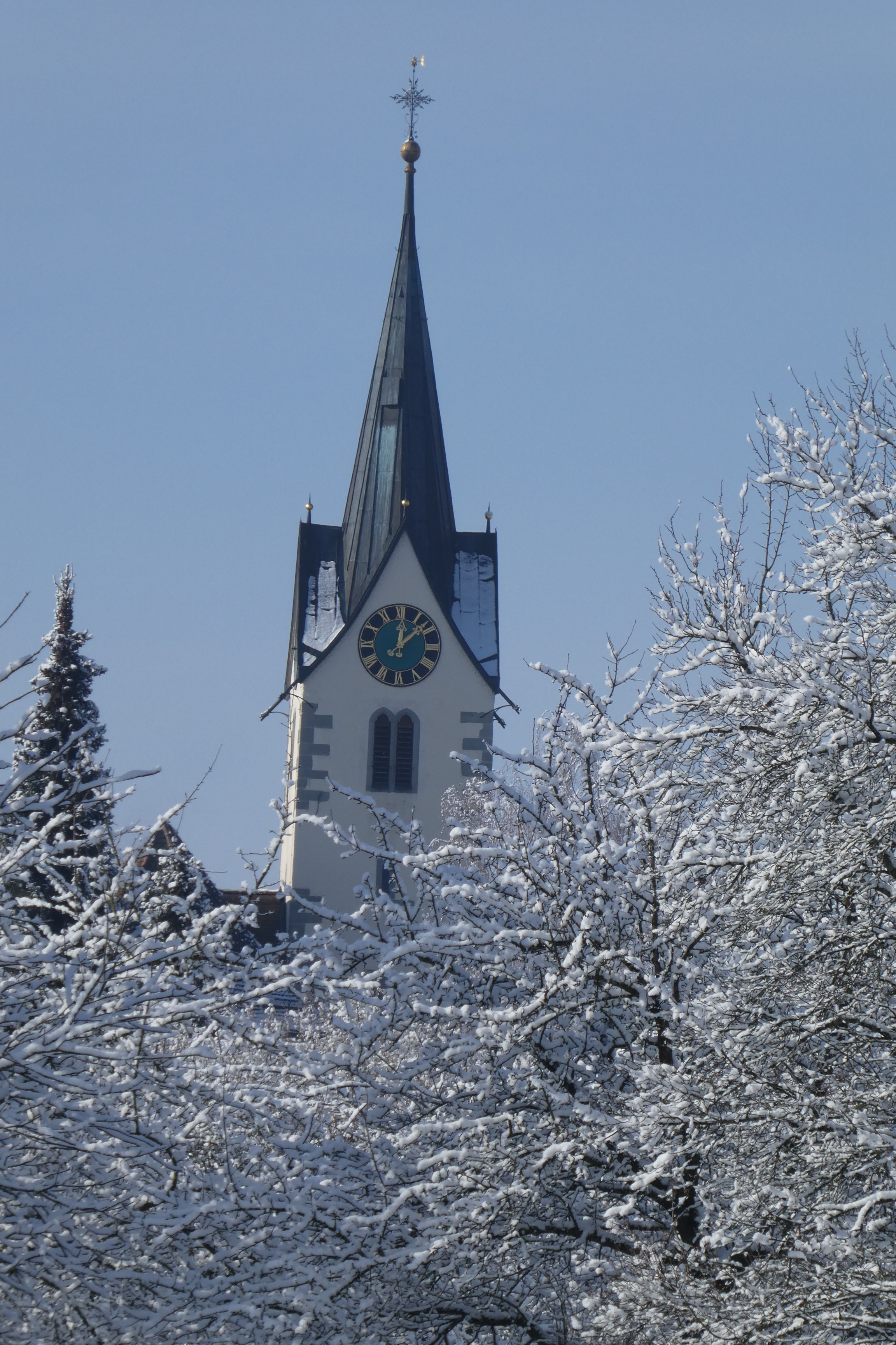  Kirche St.Pankratius im Winter 