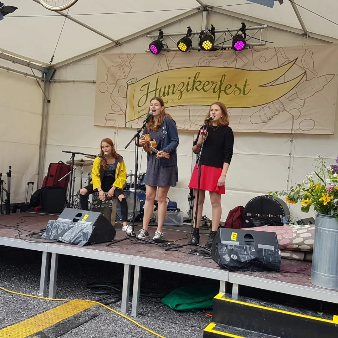 Impression von unserem Auftritt am Hunzikerfest