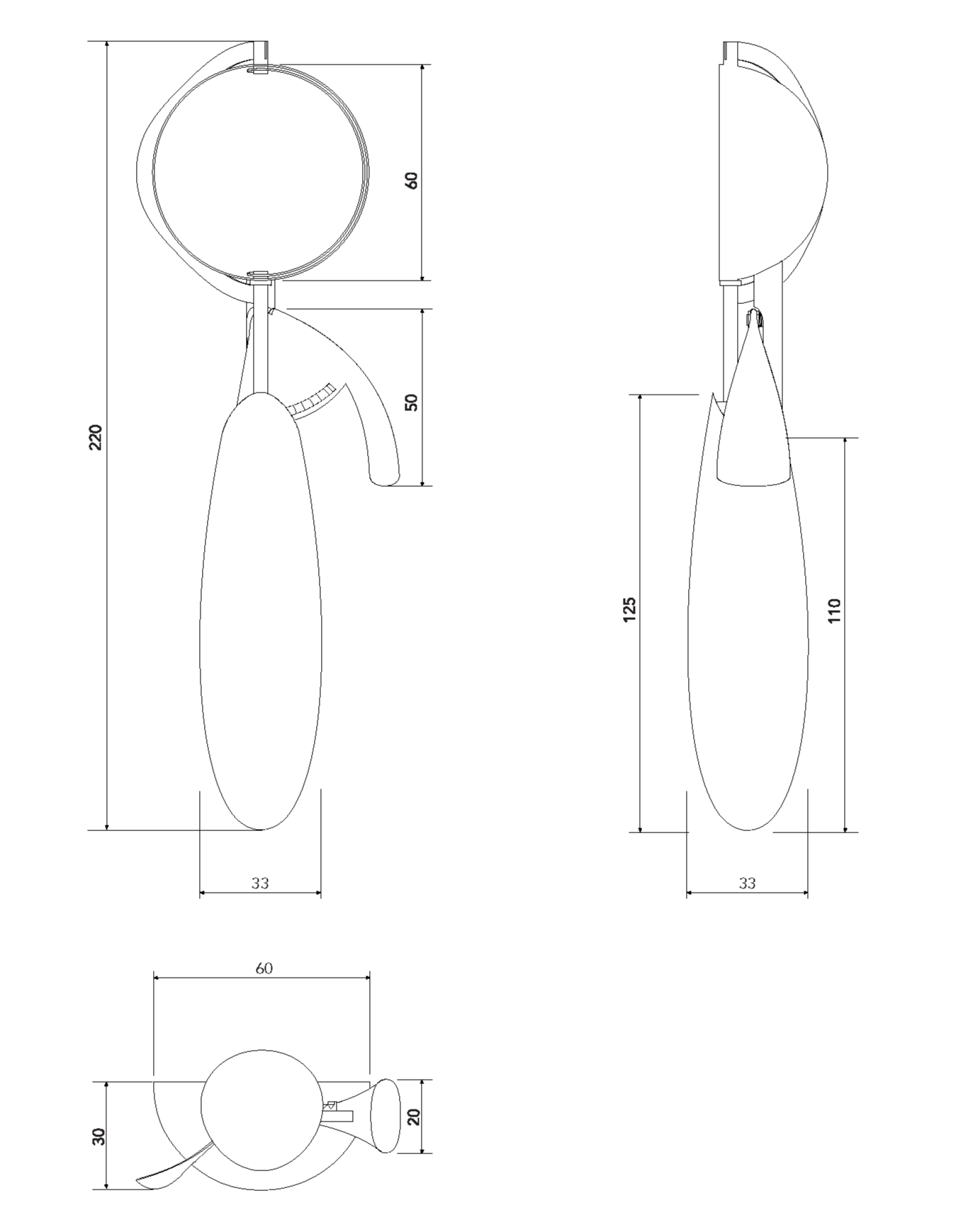 Gnammy Balls utensil designed for Ferrero, a specialized white and orange scoop for making fruit and Nutella snacks.
