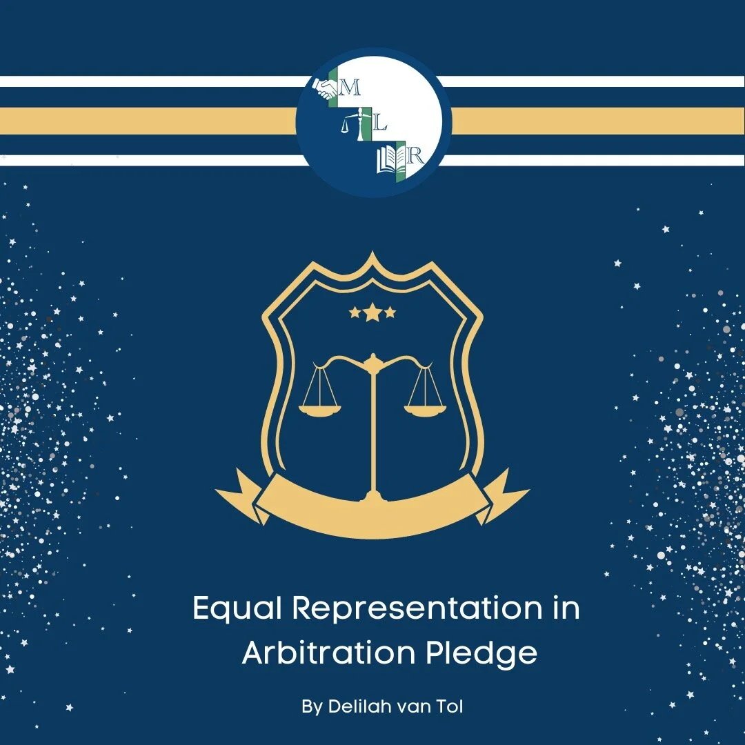 Equal Representation in Arbitration Pledge 