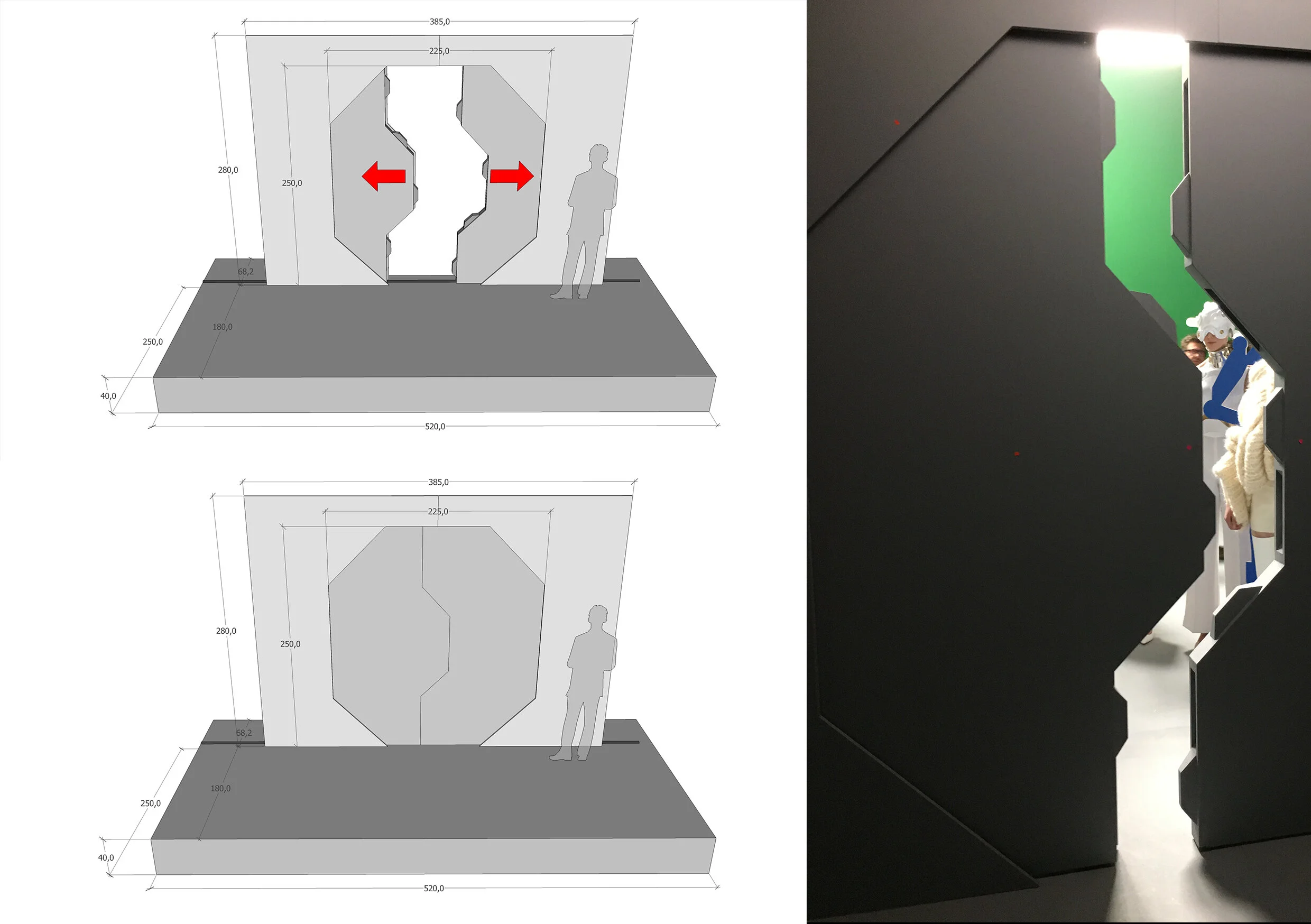 Setdesign / 3d Layout / Build in studio