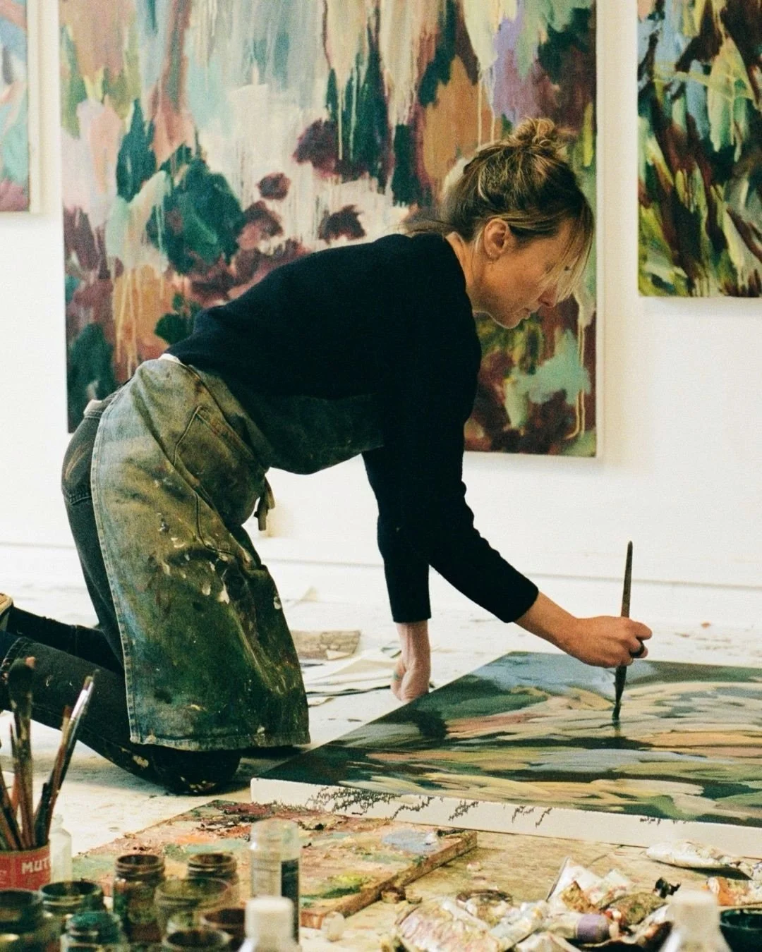 Introducing Mary West &bull; 

Her practice explores light, space, and texture through landscape painting, moving fluidly between abstraction and figuration. 

Memories of place form the starting point for each composition, with each painting emergin