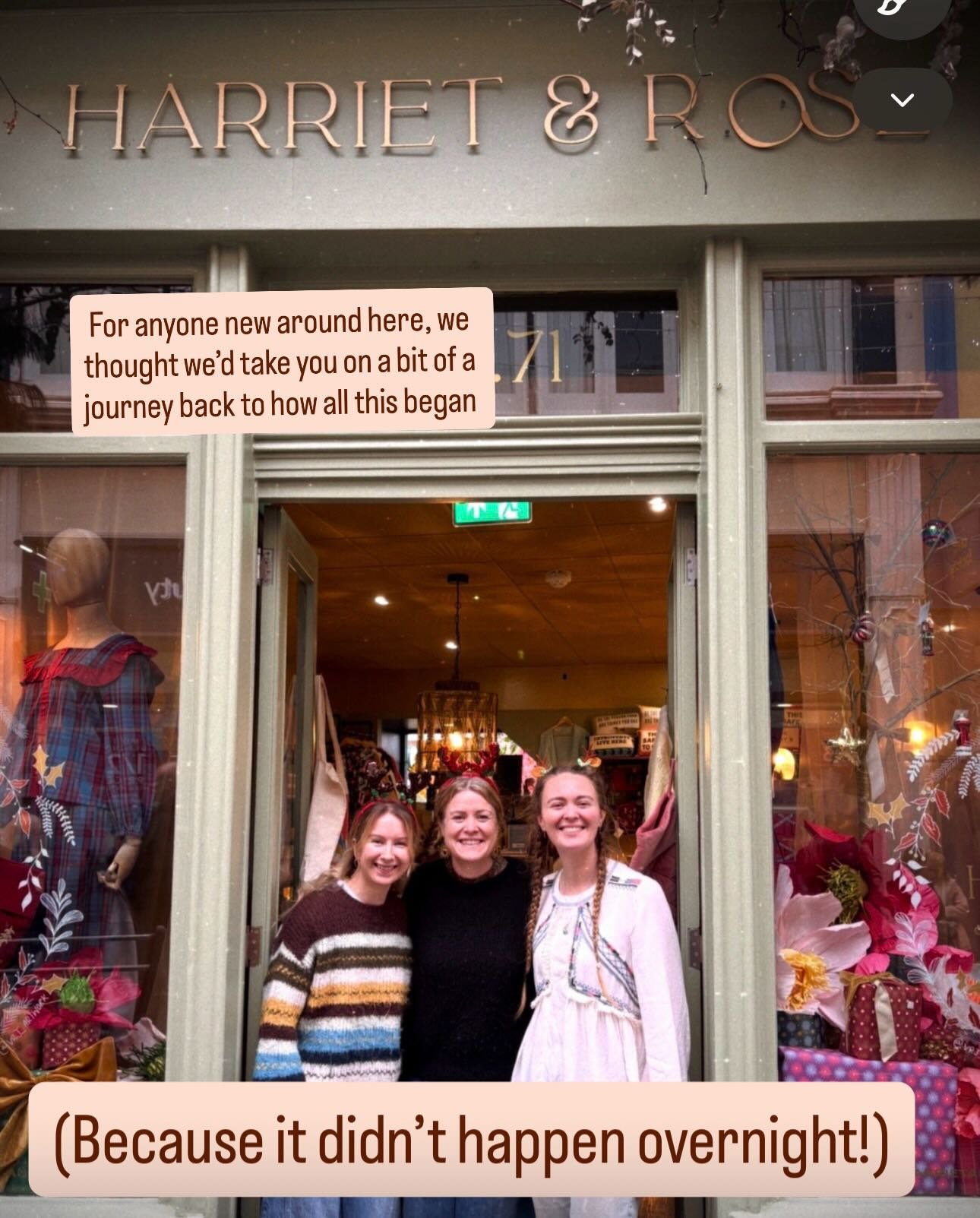 For anyone new around here (or who has been around for ages), a little how it started to where we are now. I first got the germ of an idea for Harriet and Rose in 2018 when I left buying a gift too late. What if there was a Jersey based business that