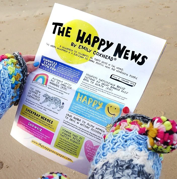 Sometimes certain products need a whole intro of their own&hellip; 
Introducing The Happy Newspaper, as you may have noticed, this is not your typical newspaper!

The Happy Newspaper celebrates all that&rsquo;s good in the world; a platform to share 