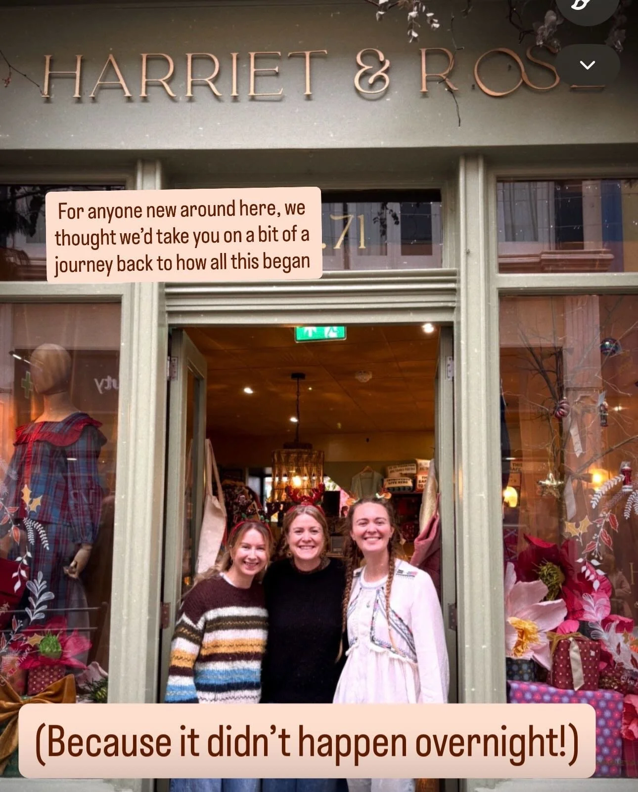 For anyone new around here (or who has been around for ages), a little how it started to where we are now. I first got the germ of an idea for Harriet and Rose in 2018 when I left buying a gift too late. What if there was a Jersey based business that