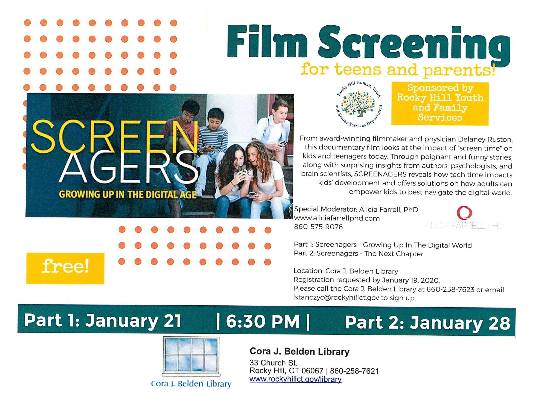 Film Screening: Screenagers Part 2