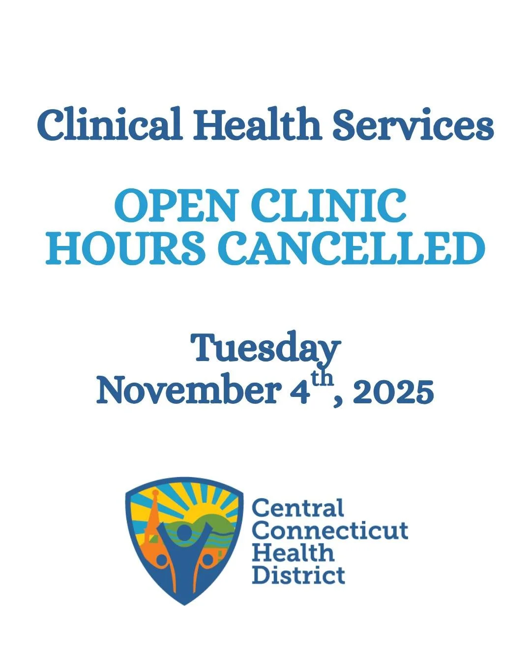 We apologize! Our nurse position is still vacant and our clinical director is currently in Washington, D.C. attending the American Public Health Association Conference. Therefore we do not have any nurses to staff the office. Know anyone who may want
