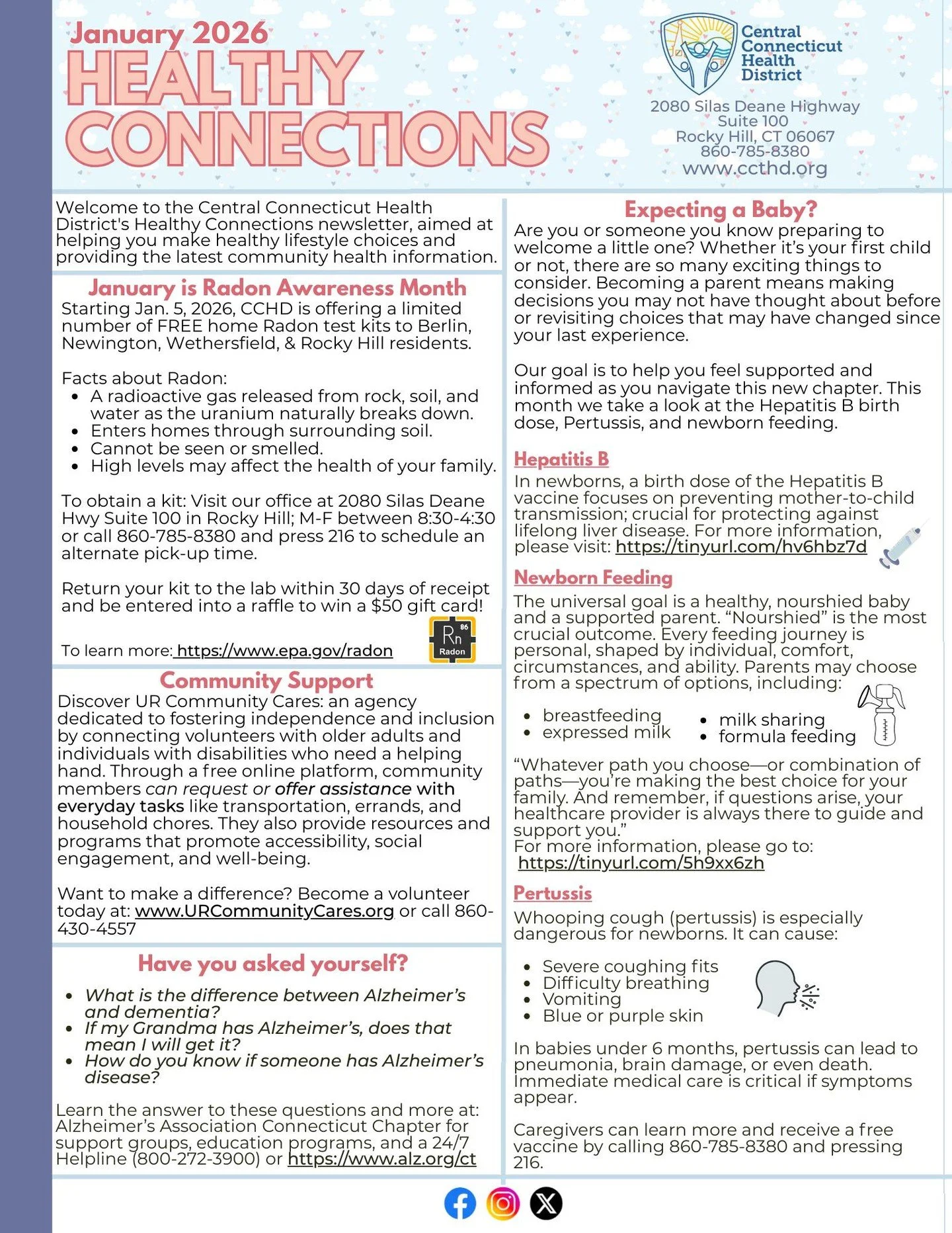 🎉 Our January 2026 newsletter is available! 🎉

The January 2026 edition marks the start of the 4th year of our newsletter. What started off as a way to communicate with our senior centers, superintendents, libraries and a few other organizations ha