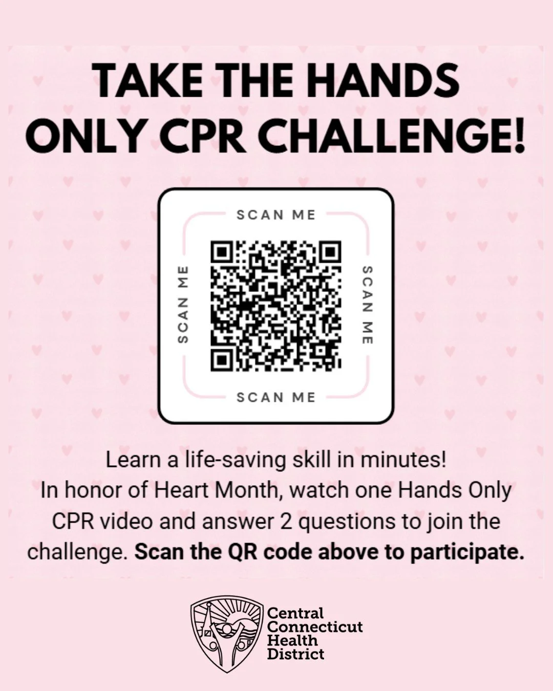 ❤️ #AmericanHeartMonth | Hands-Only CPR Challenge ❤️

This February, @fairfieldhealth is inviting everyone to join a Hands-Only CPR Challenge! The goal is simple: to see how many people we can get to watch a Hands-Only CPR video&mdash;whether it&rsqu