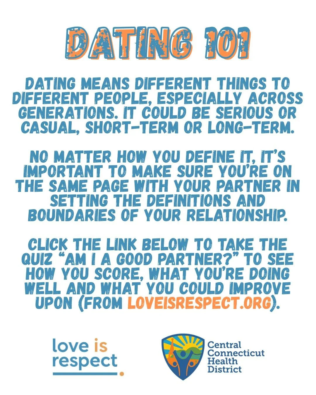 Take the quiz here: https://ow.ly/39QR50YcVg7 or click the linktree in our bio.
@loveisrespectofficial 
#TeenDatingViolenceAwarenessMonth #healthyrelationships #health #publichealth