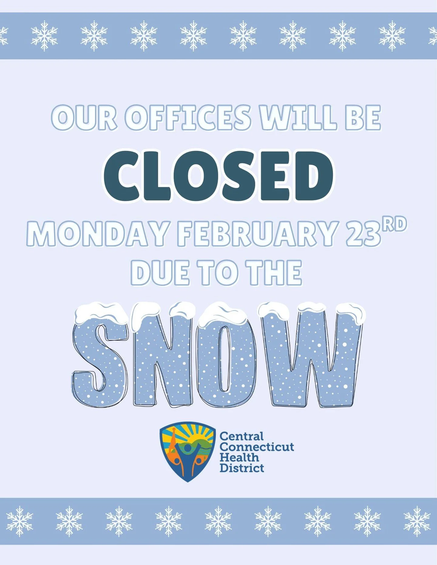 Please stay tuned for additional updates, and be sure to stay warm and safe during the snowy weather. If you are in need of shelter or assistance during the storm, please go to 211ct.org or call 2-1-1.