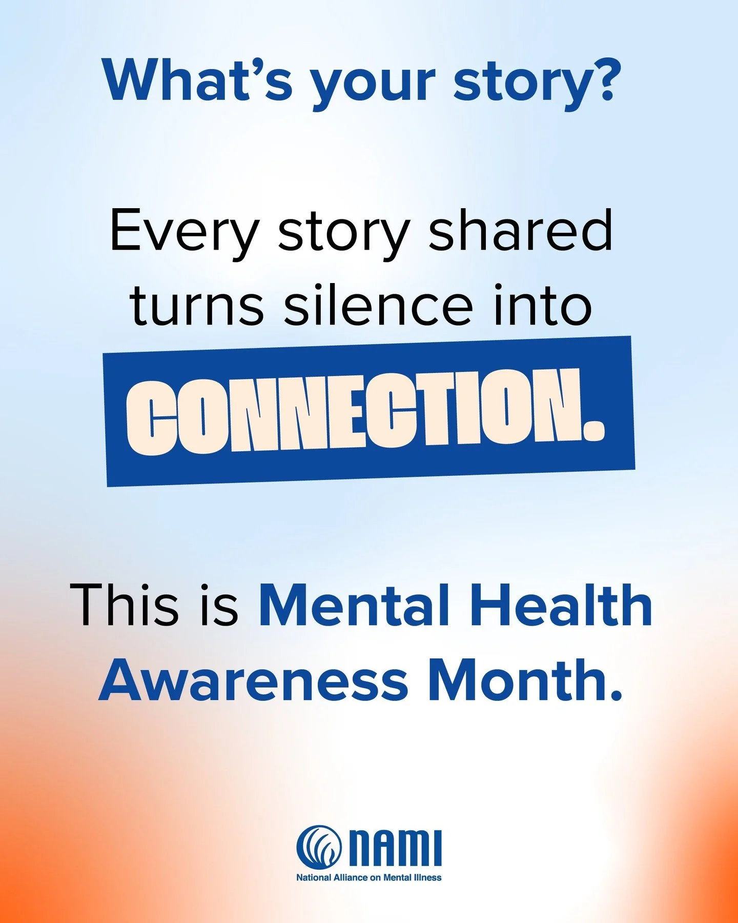 May is #MentalHealthAwarenessMonth
You are not alone. No matter what you&rsquo;re facing, support is out there&mdash;and reaching out is a sign of strength, not weakness.

It&rsquo;s okay to:
&bull; Talk about how you&rsquo;re feeling
&bull; Ask for 