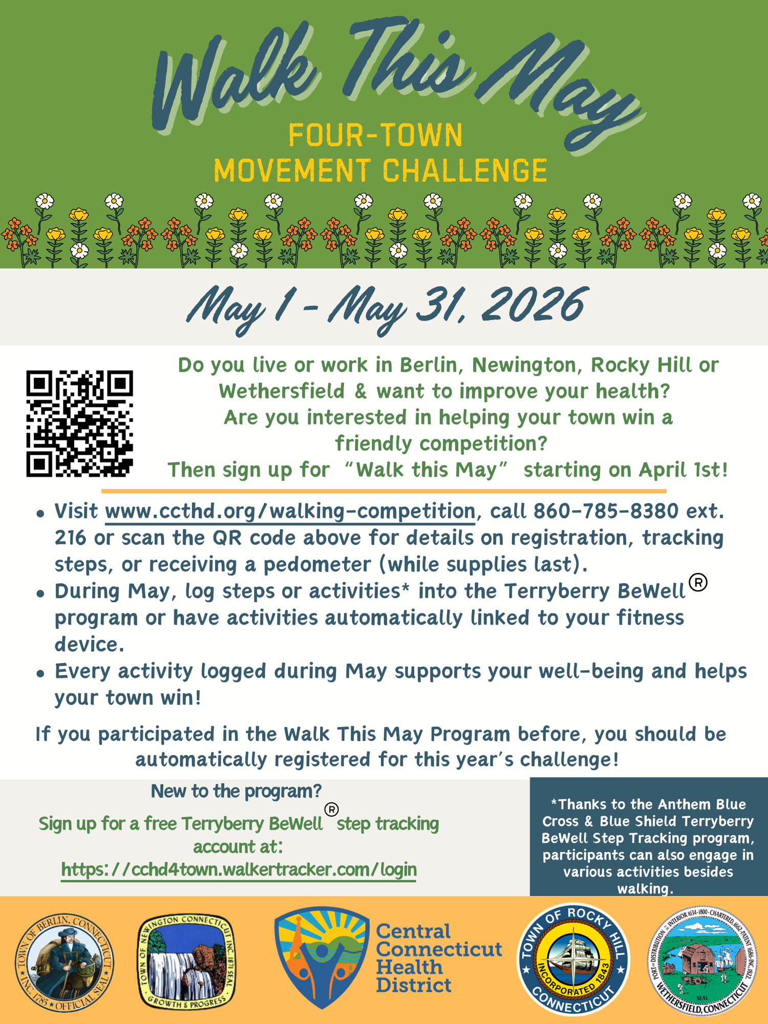 Walk This May — Central Connecticut Health District