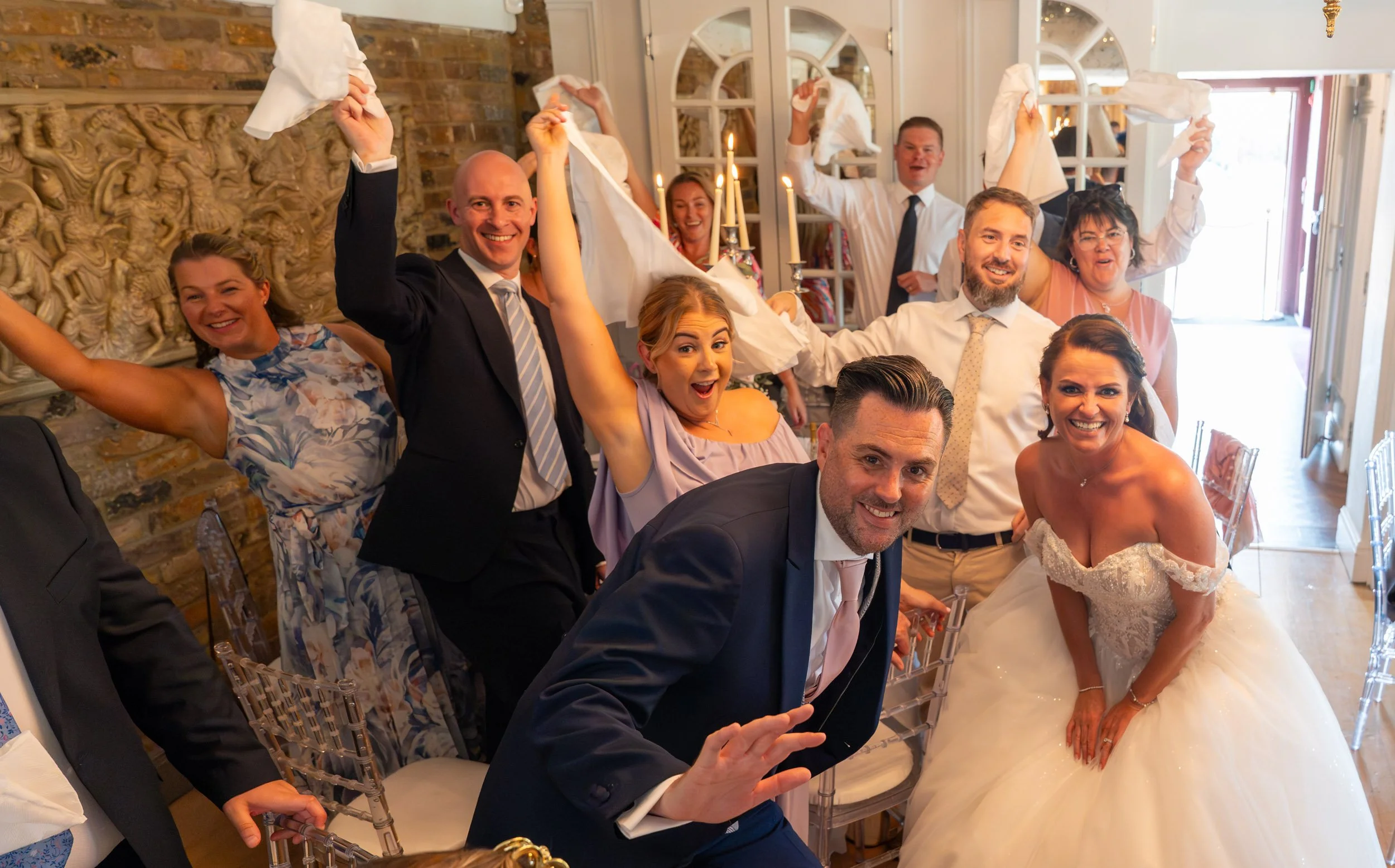 Friern Manor wedding - table dash