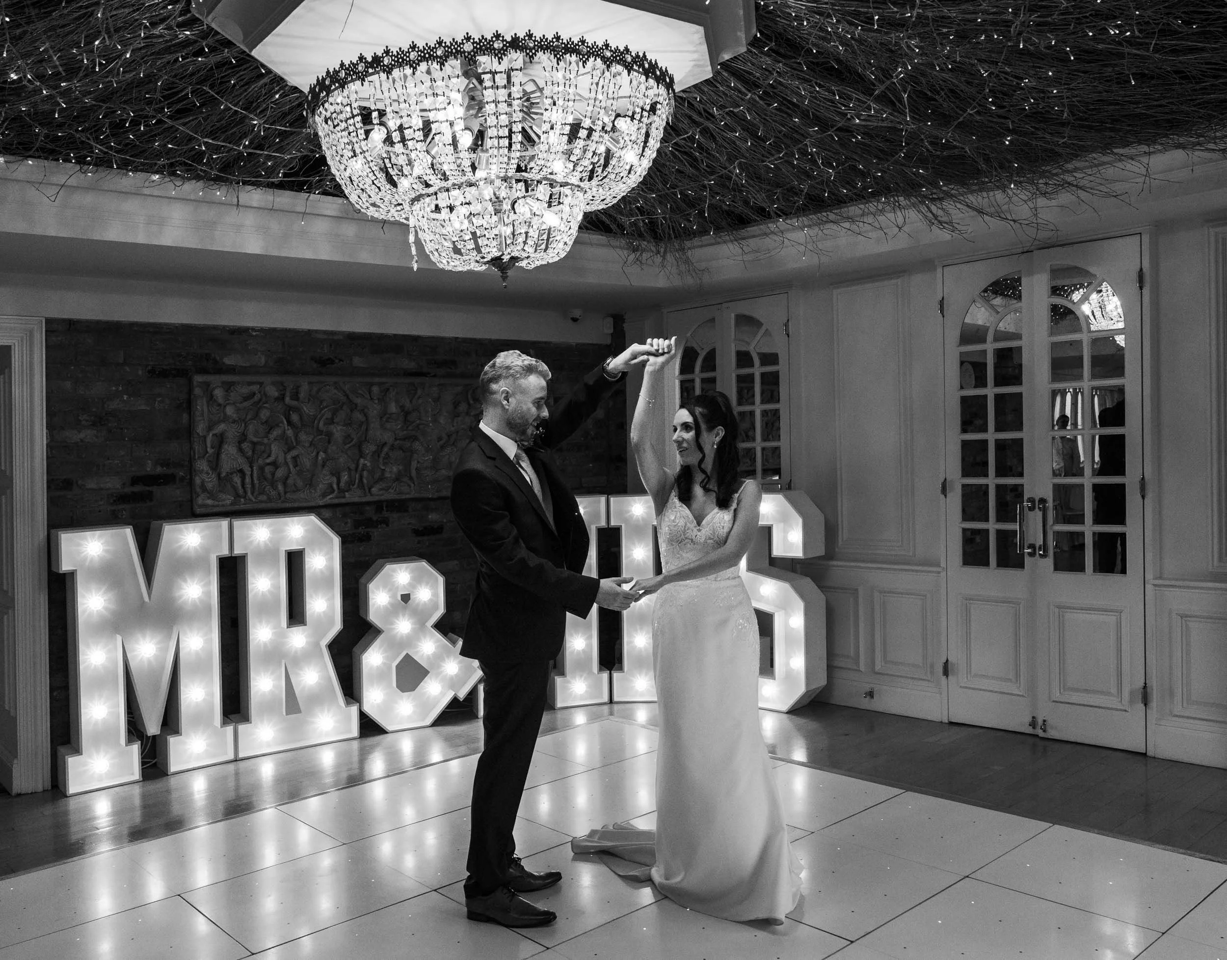 Liam & Lauren Friern Manor wedding - first dance