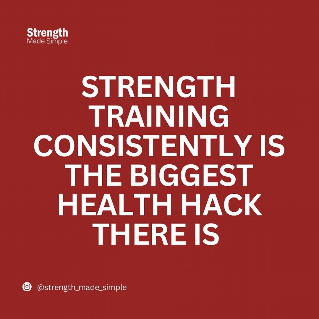 It&rsquo;s true! Regular strength training has countless benefits and that&rsquo;s why it&rsquo;s a staple of our programs. 

It makes life easier! 

We pride ourselves on finding a fun way for each client to get stronger and make strength training a