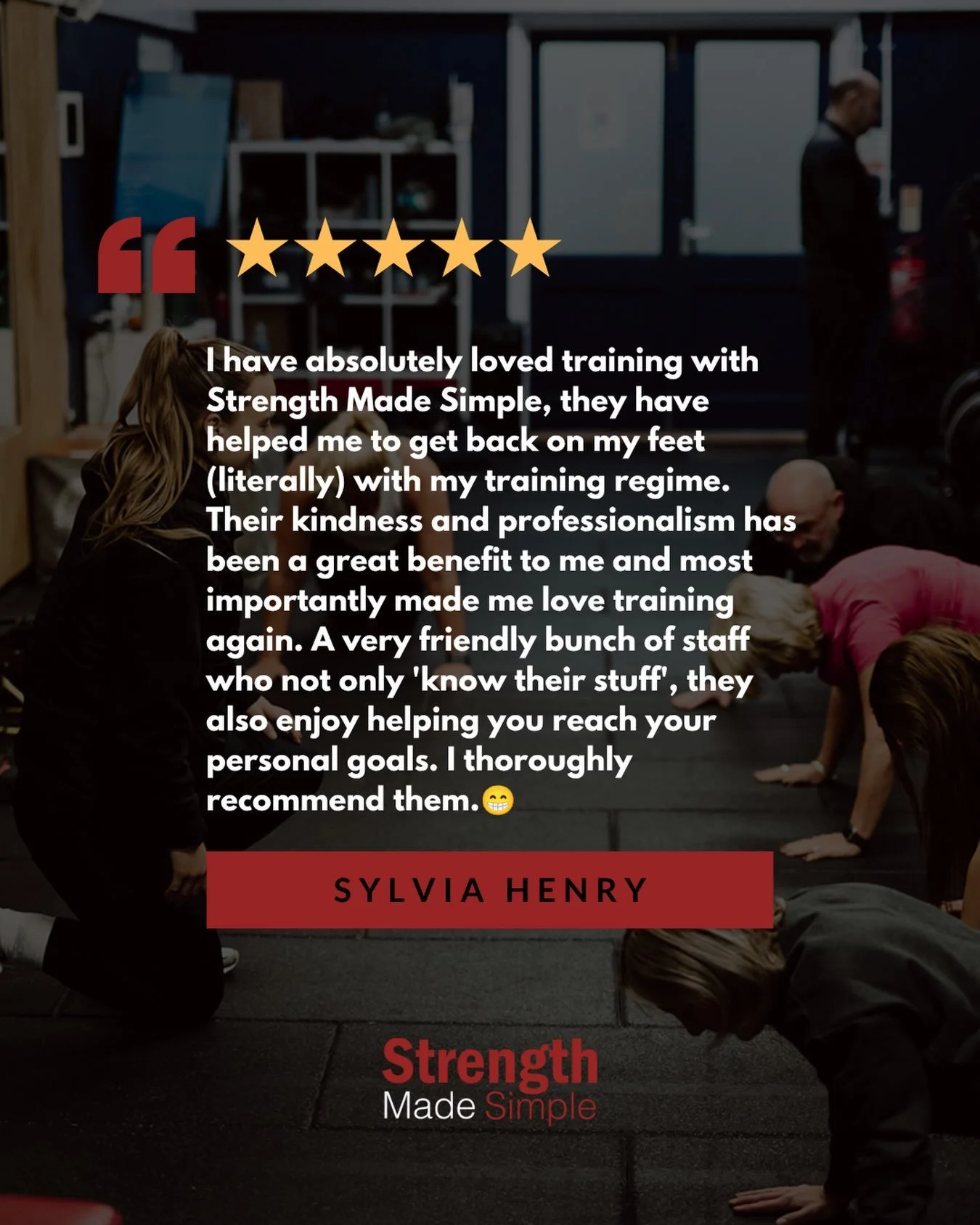 Getting back on your feet &mdash; literally. 🙌

Sylvia&rsquo;s journey is exactly why we do this. Not chasing perfection, just showing up, feeling supported, and rediscovering a love for training.

That&rsquo;s the SMS difference &mdash; coaches who