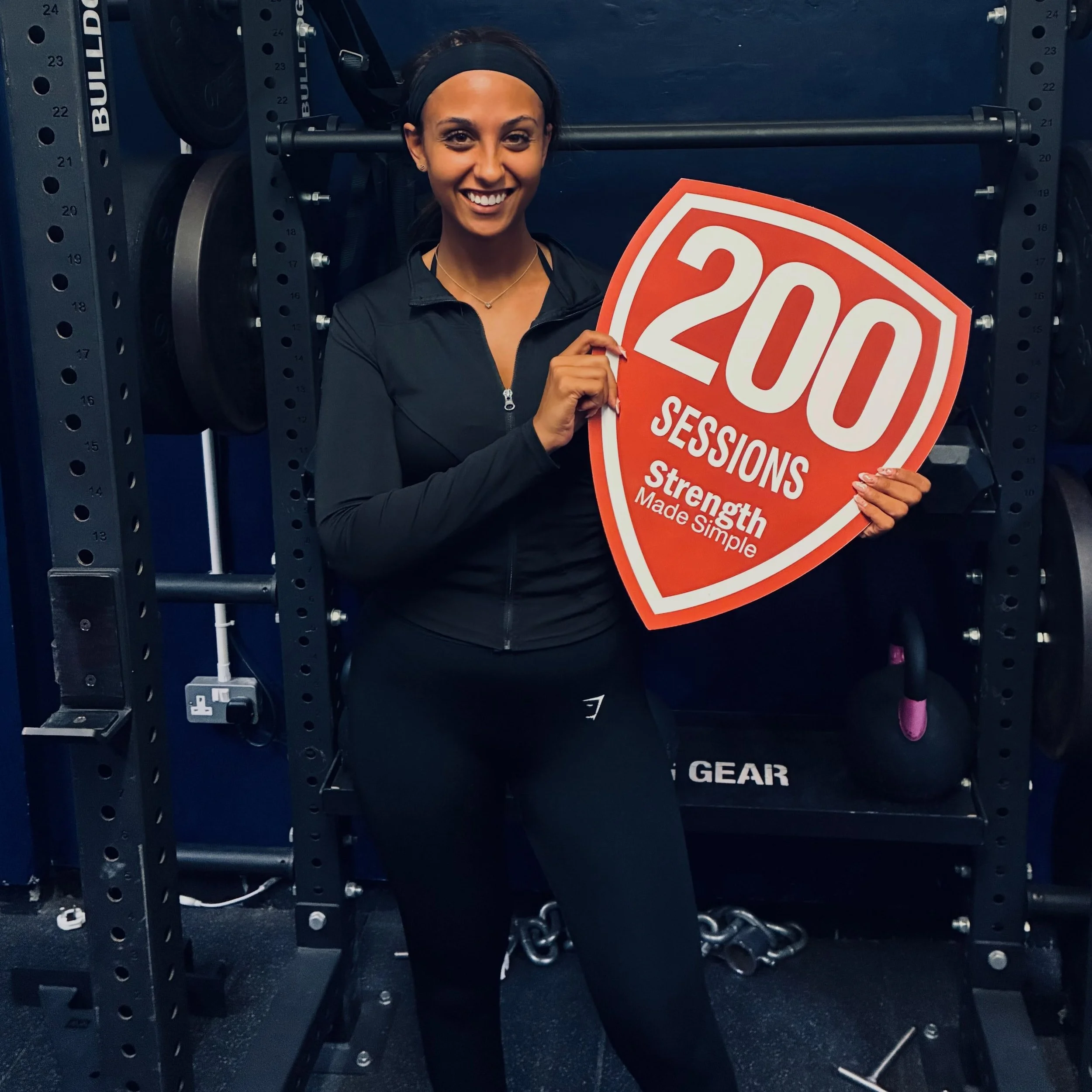 200 sessions. Let that sink in.

That&rsquo;s what commitment actually looks like &mdash; and Aman has lived it.

In that time she&rsquo;s smashed strength PB after strength PB, got properly strong, and taken that strength back out into the world: ba