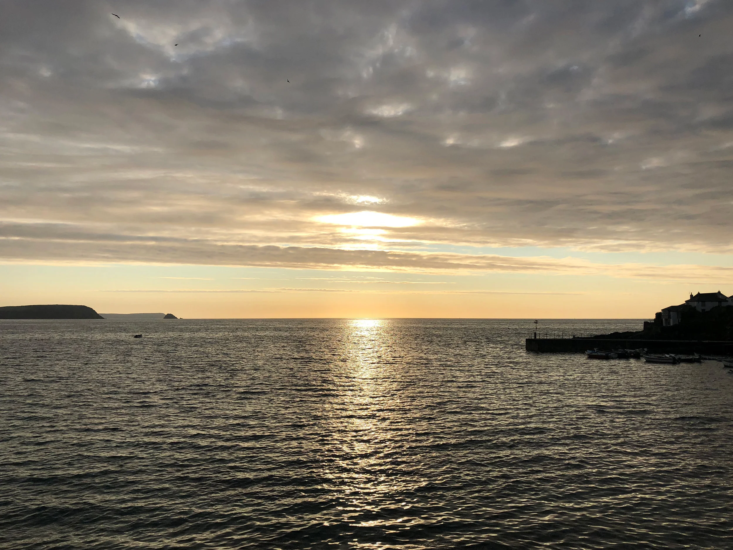 Sunrise over Portscatho