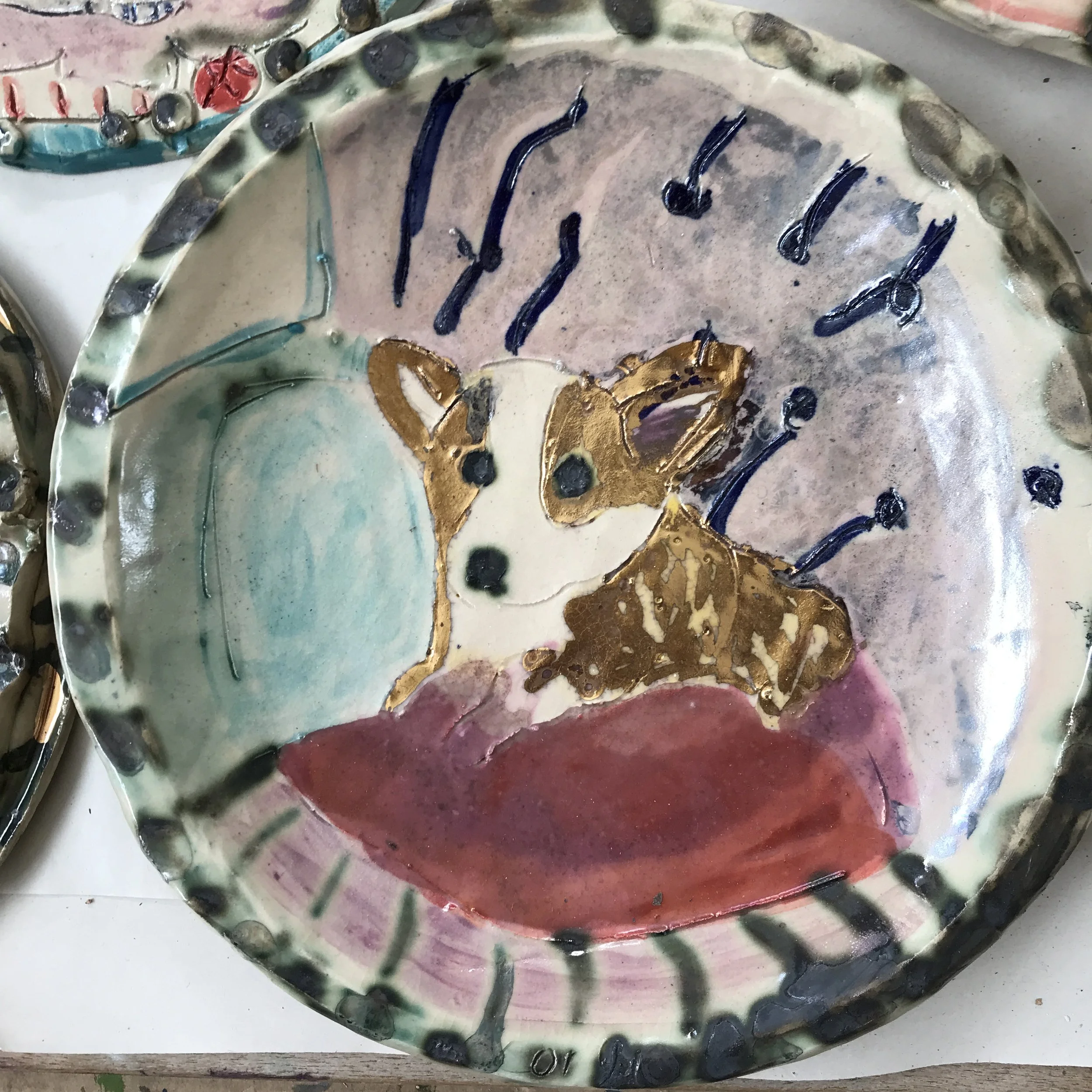 Ceramic Puppy Plate £ 165