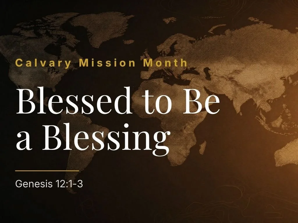 Blessed To Be A Blessing