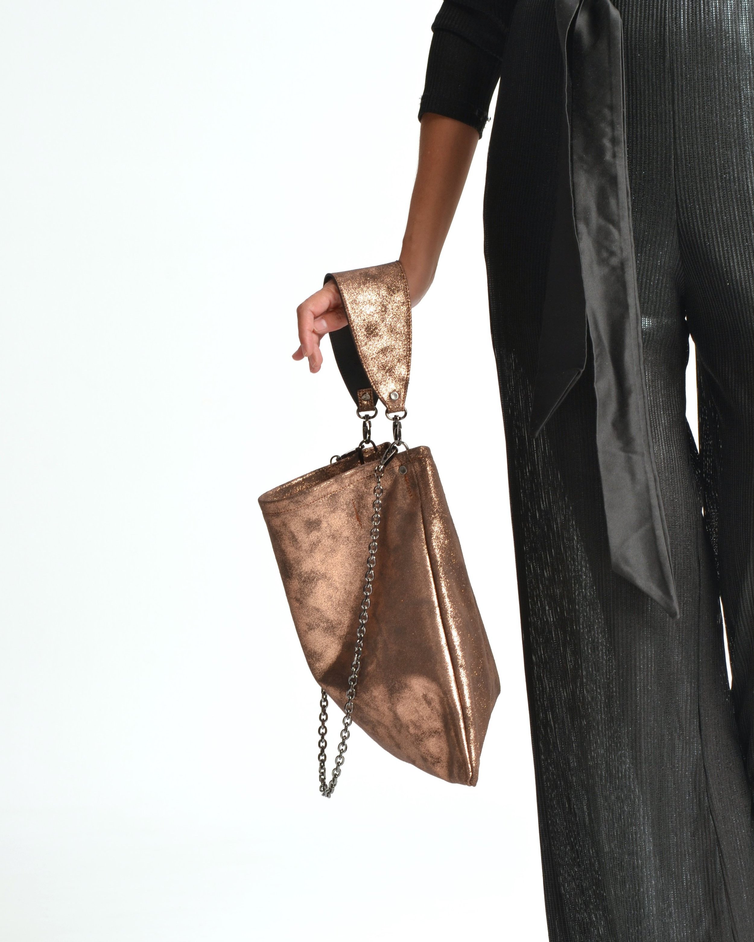 Erato sparkling bag in copper