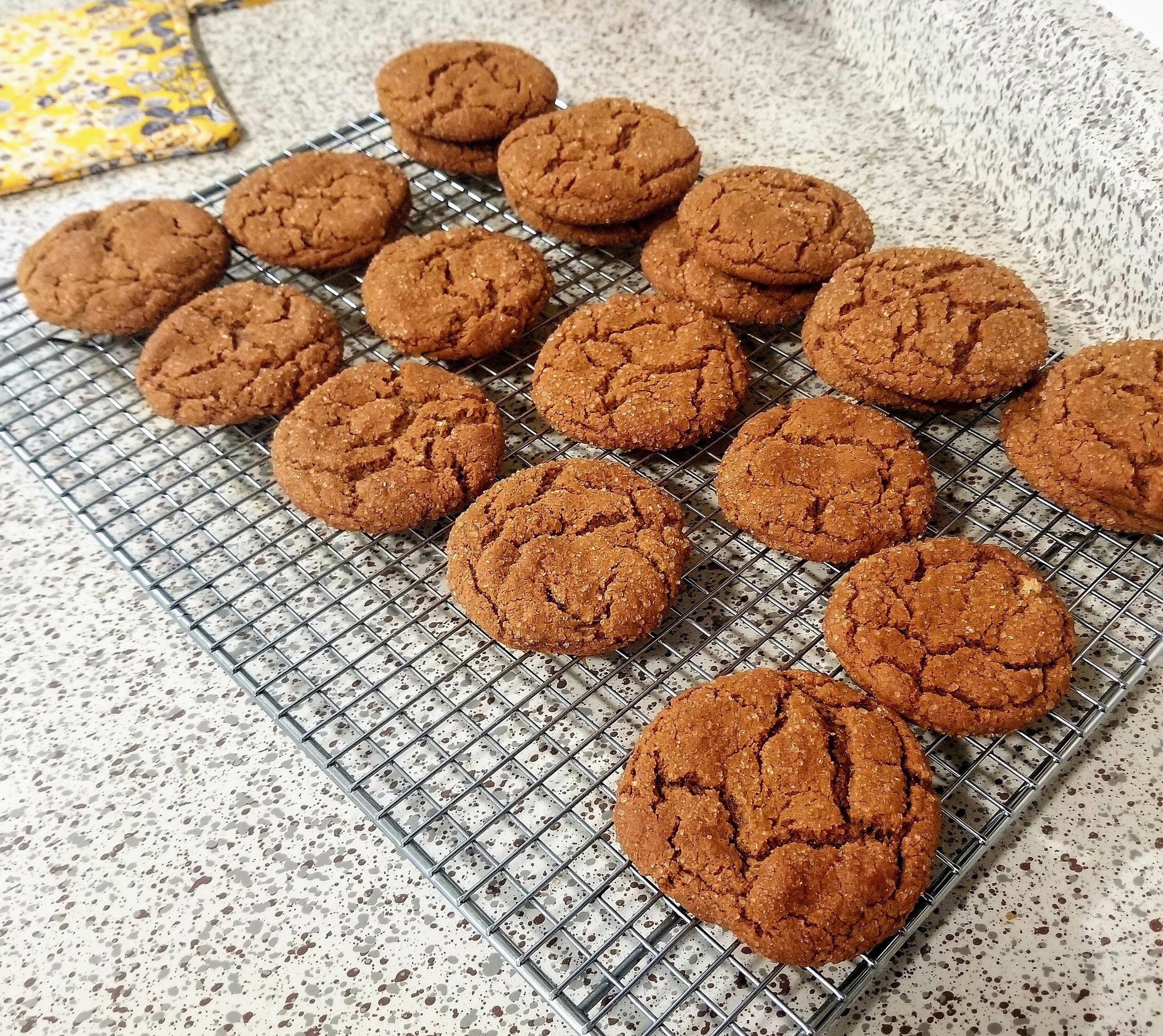 Ginger Molasses Cookies by the Dozen