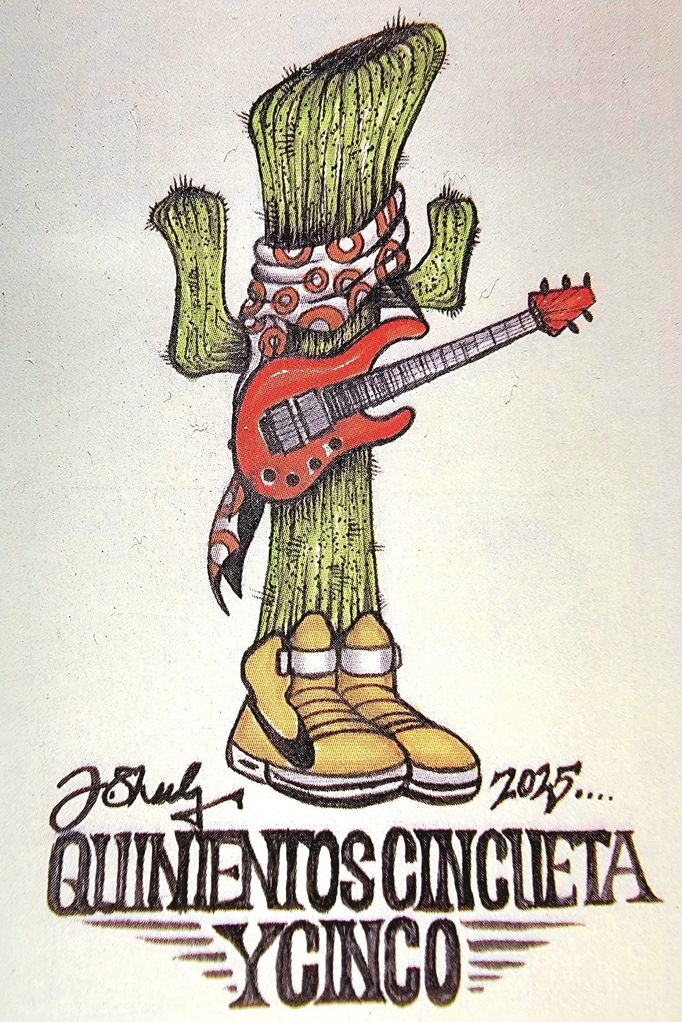 2025 Phish Mexico- Cactus sticker