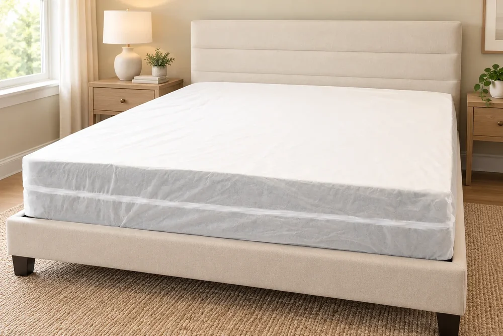 Fabric Mattress Cover lifestyle view