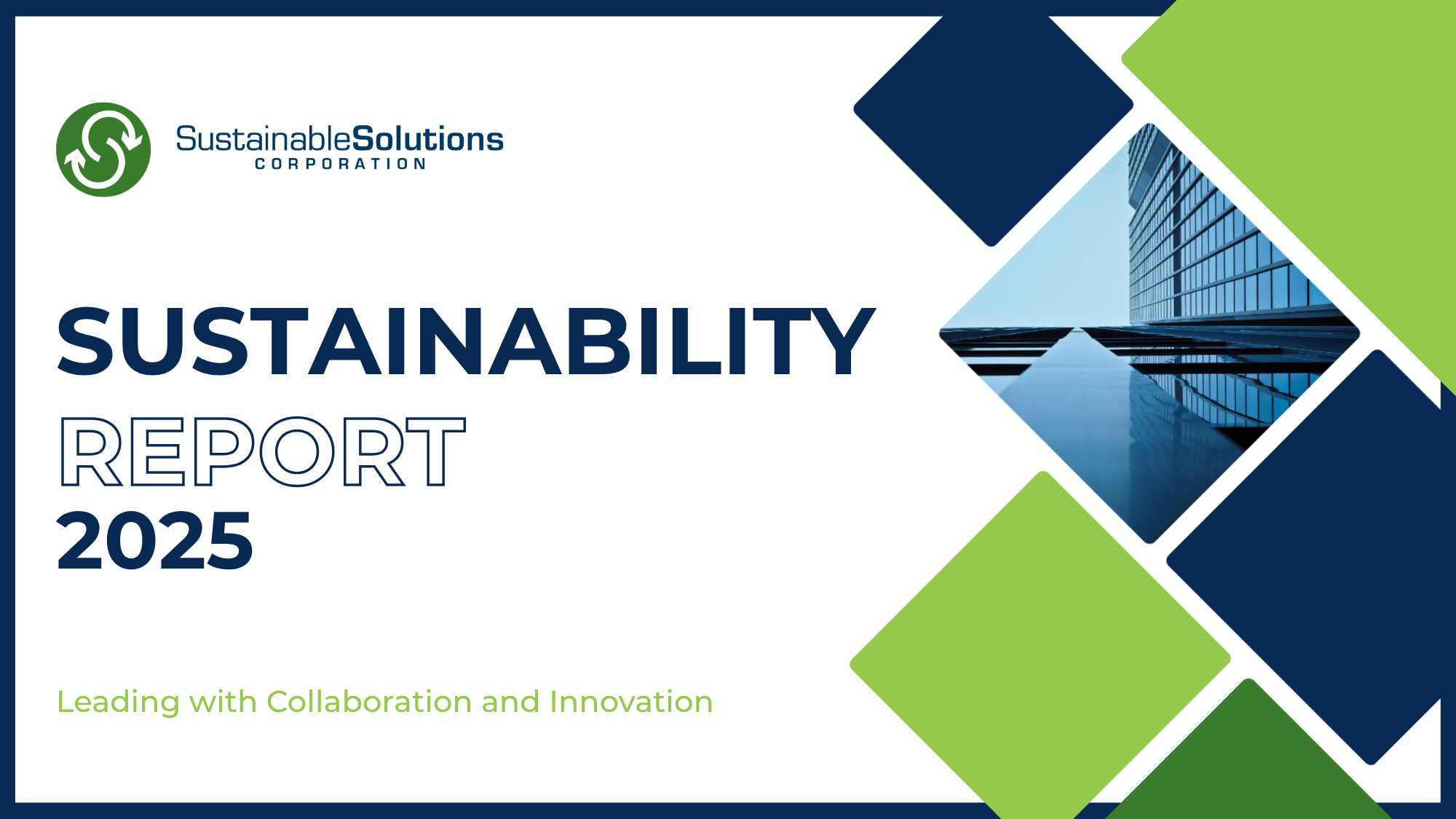 Sustainability Report 2025: Leading with Collaboration and Innovation