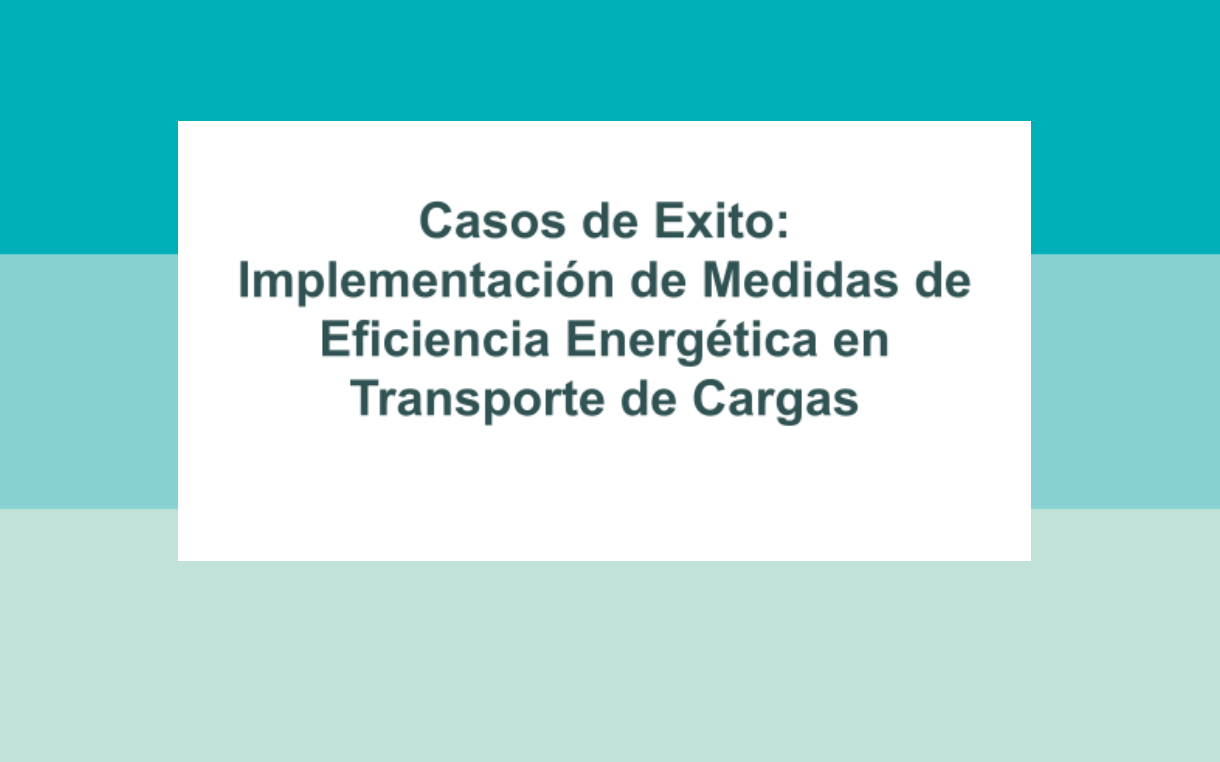 Eficiencia energética en transporte de cargas (2021)